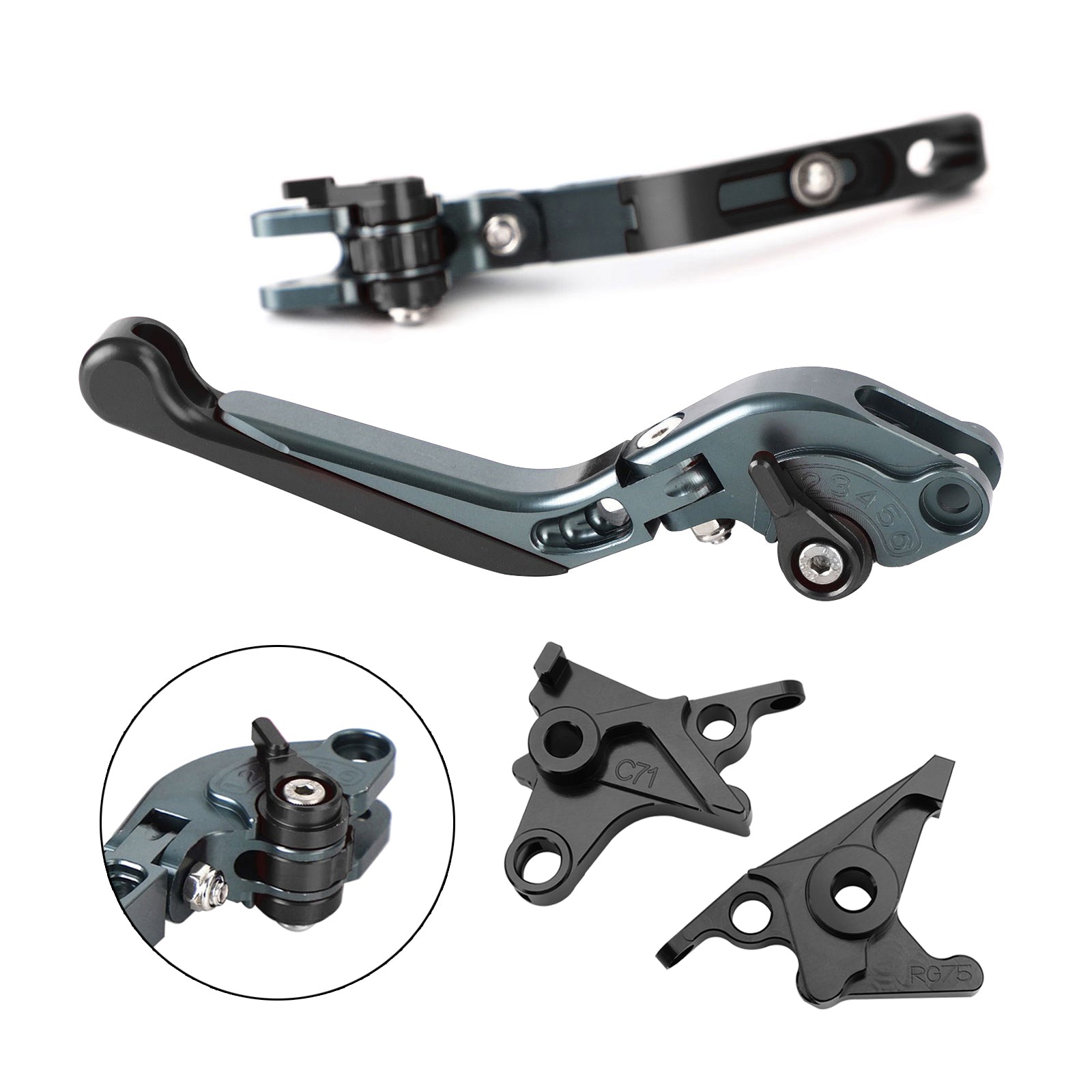 BMW R Nine T /Pure /Racer 2017-2023에 적합한 조절 식 클러치 브레이크 레버