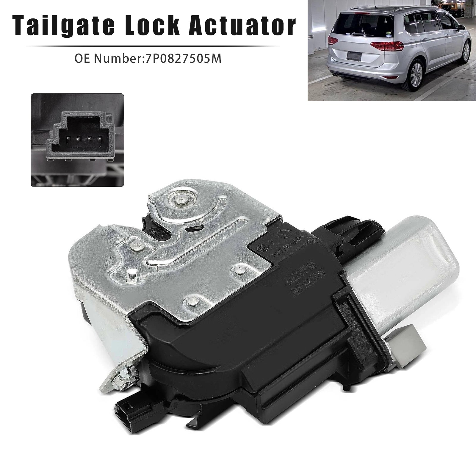 2011-2020 VW Sharan 7N1,7N2 2.0 TDI 4motion AWD MPV Tailgate Lock Actuator 7P0827505M