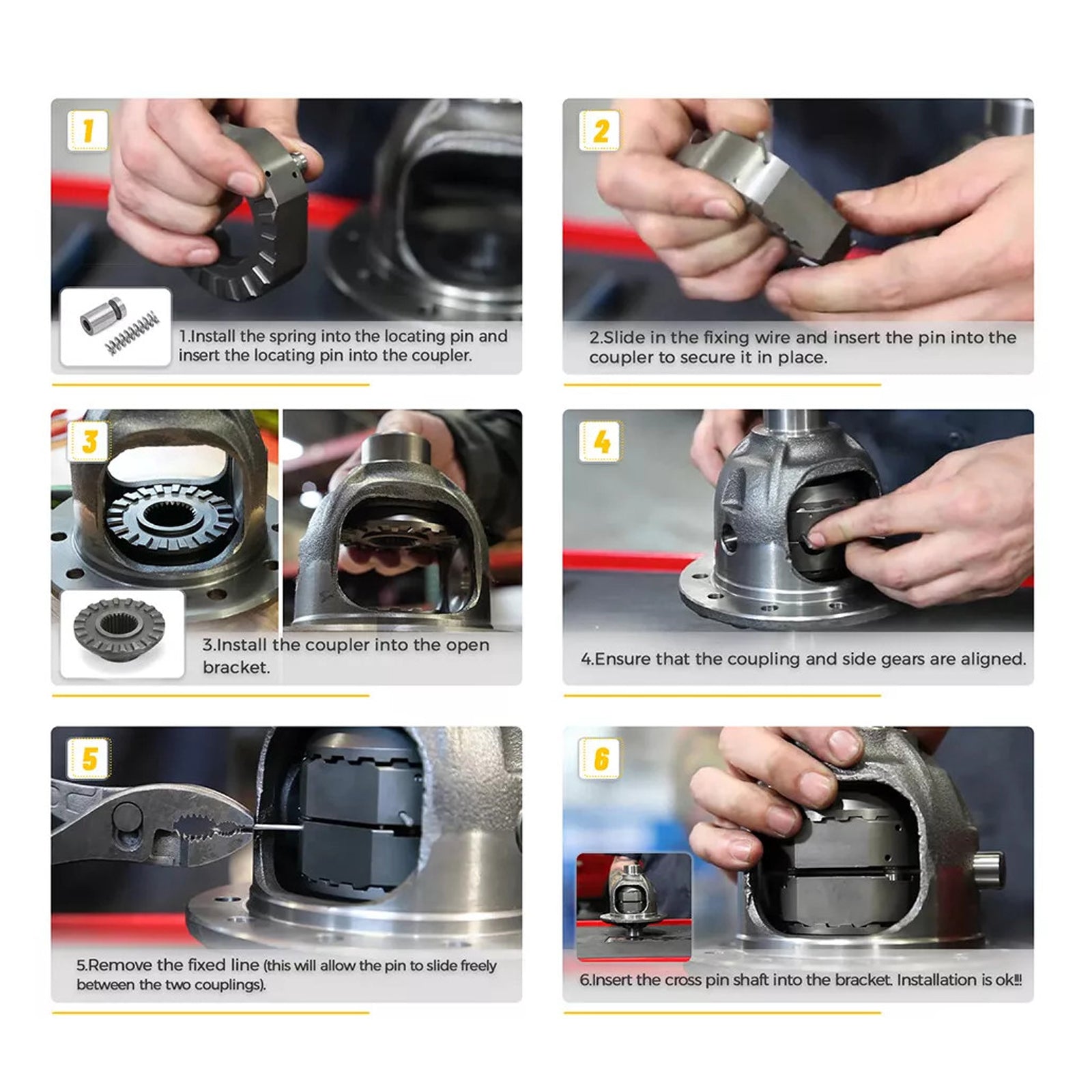 1976-1981 Volvo 265 Rear fit Dana 30, 27 Spline Front Differential Locker SLD3027