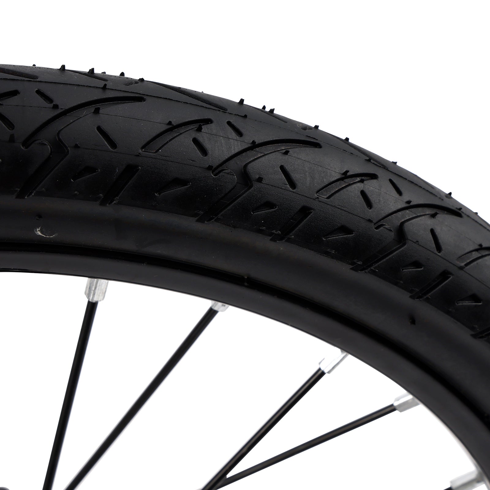 18" Kids Bike for Boys and Girls with auxiliary wheels & Rack Red