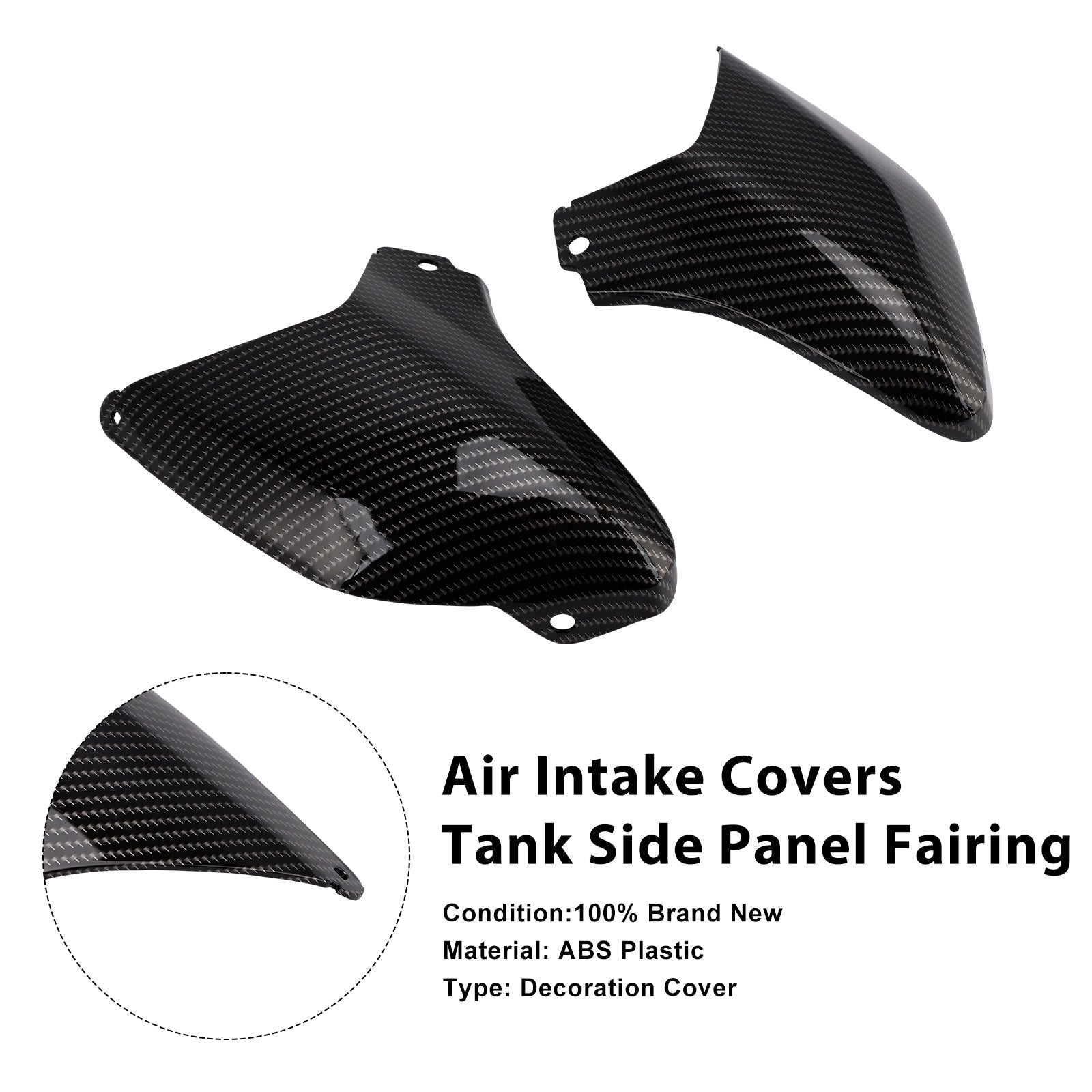 Air Intake Covers Tank Side Panel Fairing For 2025-2026 Kawasaki Z900