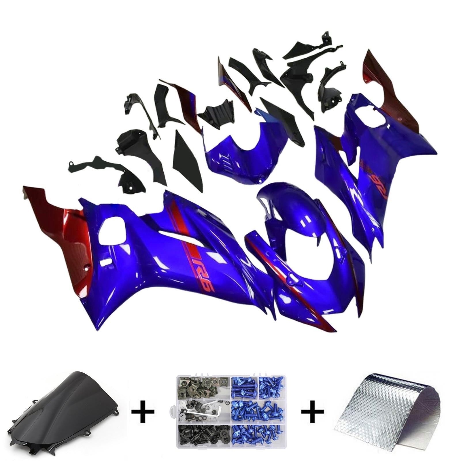 Yamaha YZF-R6 2017-2023 Fairing Kit Bodywork Plastic ABS