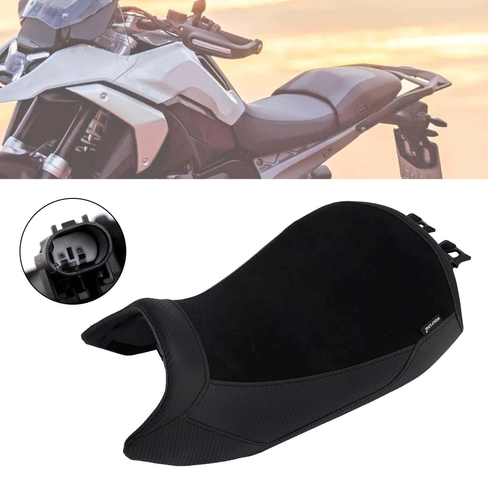 2024-2025 Bmw R1300Gs Multi Rider Passenger Seat Front Rear Cushion Lower Blue