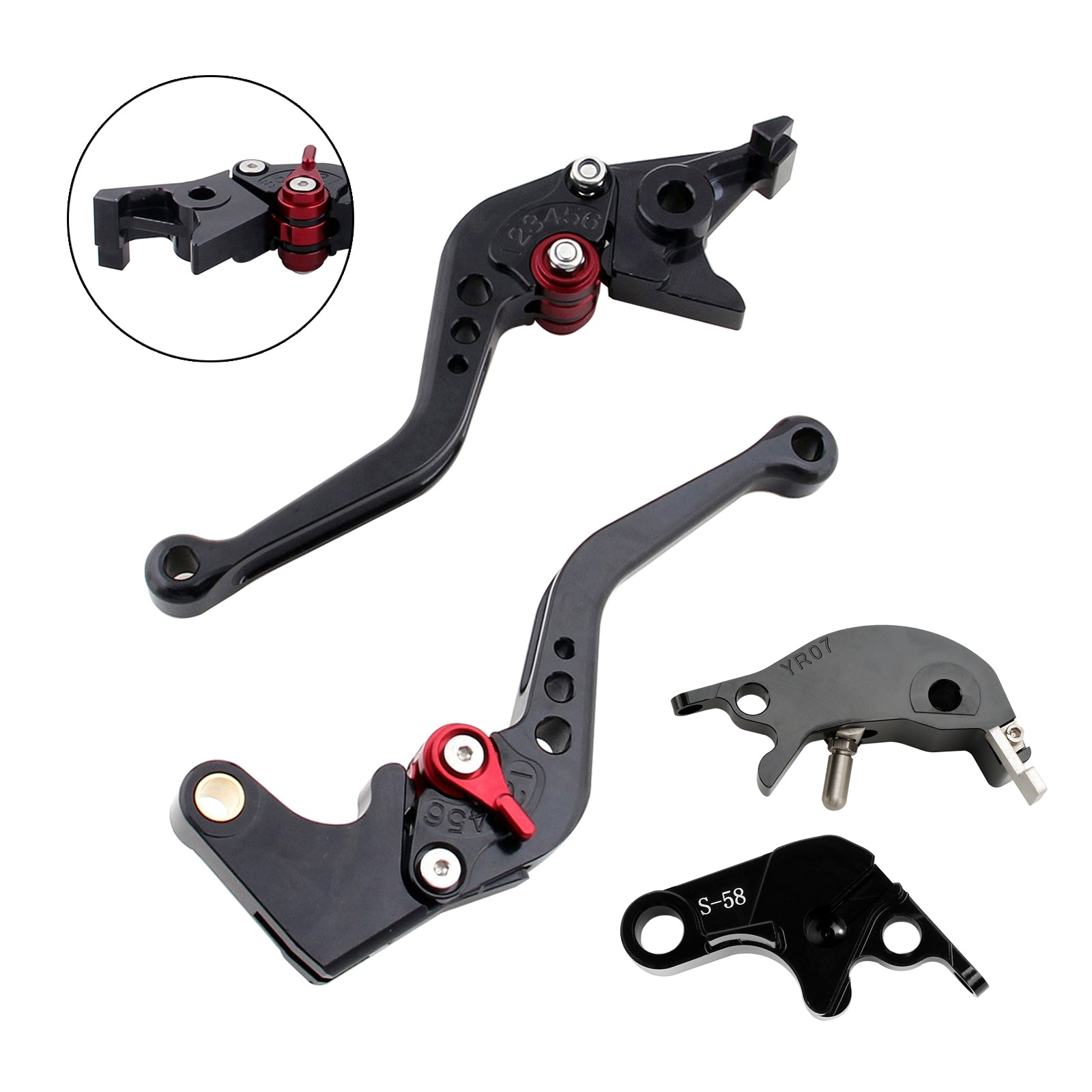 NEW Short Clutch Brake Lever fit for YAMAHA YZF R7 MT-10/SP FZ-10/SP 2022-23