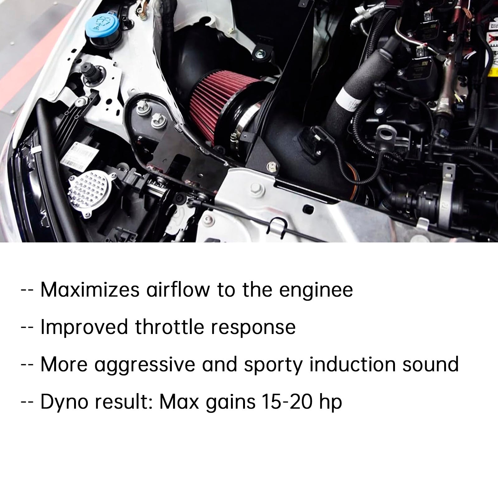 2019+  BMW M340i G20 G21 B58 3.0T Cold Air Intake Kit with Heat Shield