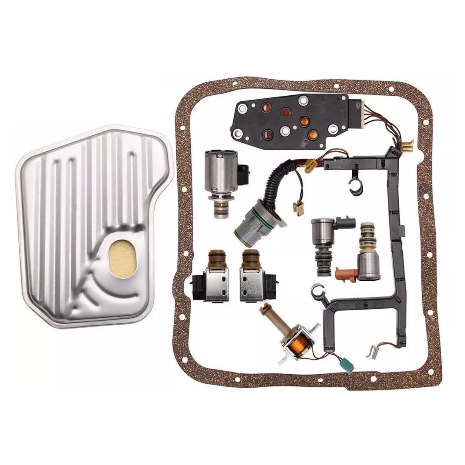 9PCS 4L60E 4L65E Transmission Solenoid Kit For 1993-05 GM EPC Shift TCC 3-2 PWM