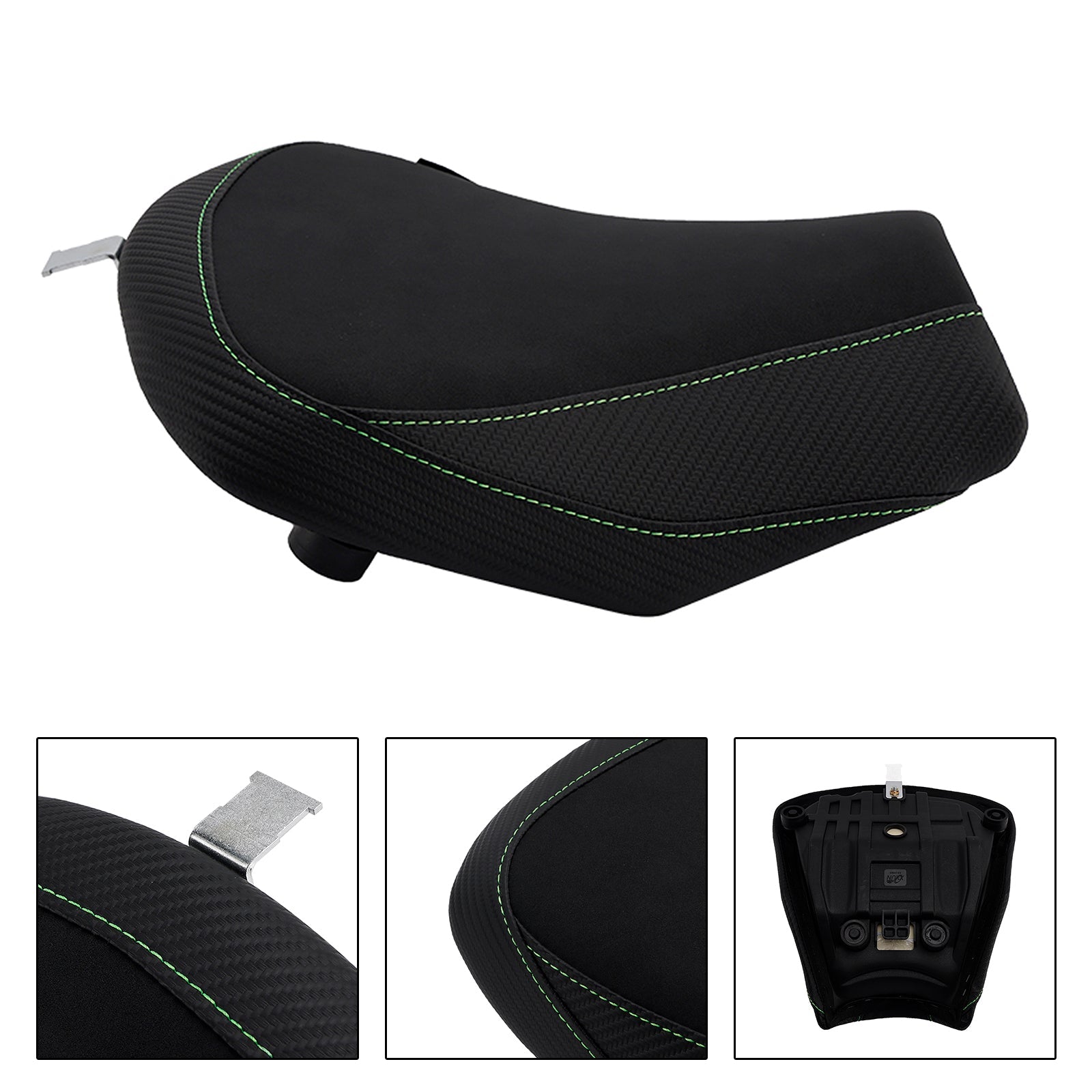 2017-2025 Kawasaki Ninja 650 Z650 Front Driver Raider Seat Pillion Saddle White