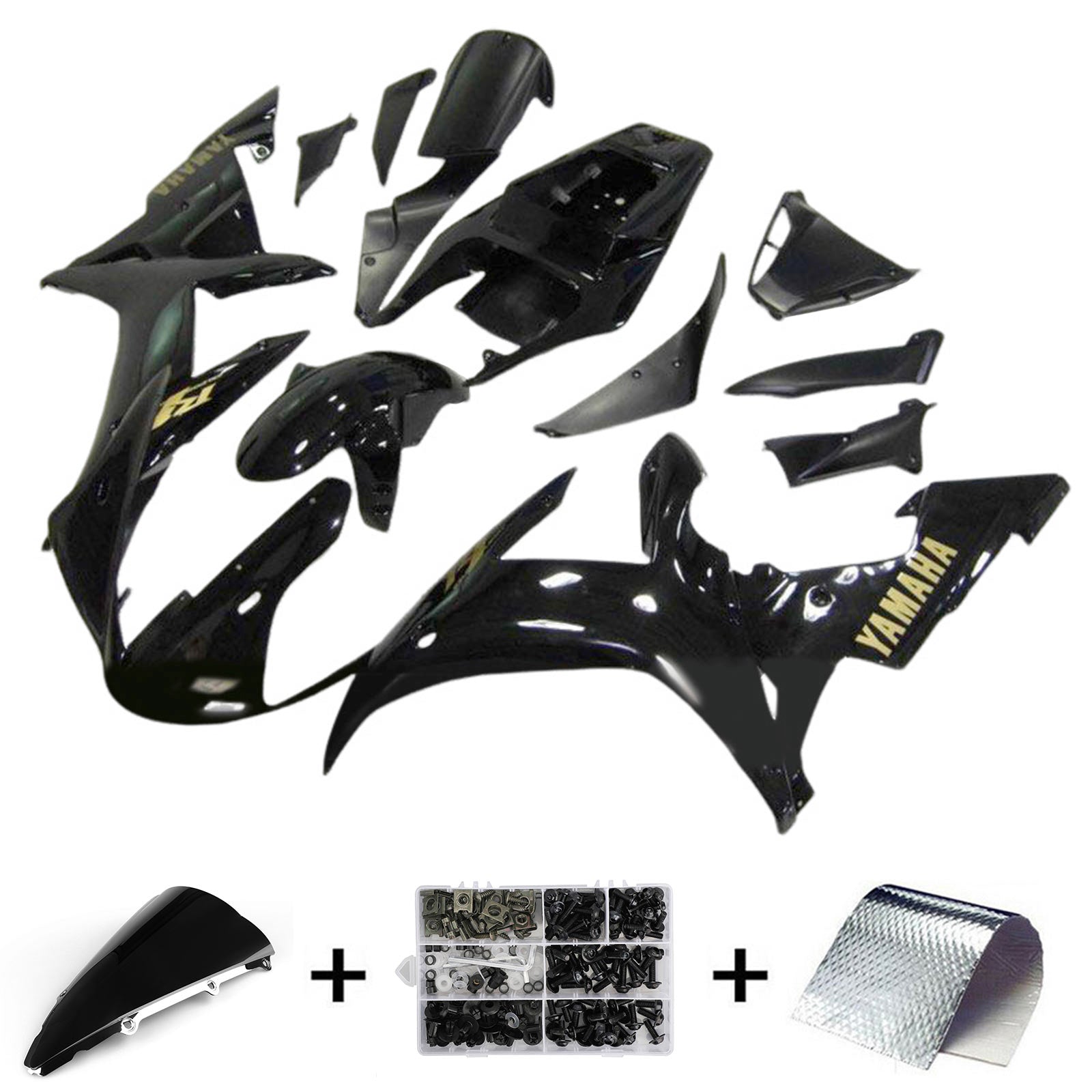 Yamaha YZF 1000 R1 2002-2003 Fairing Kit هيكل السيارة بلاستيك ABS