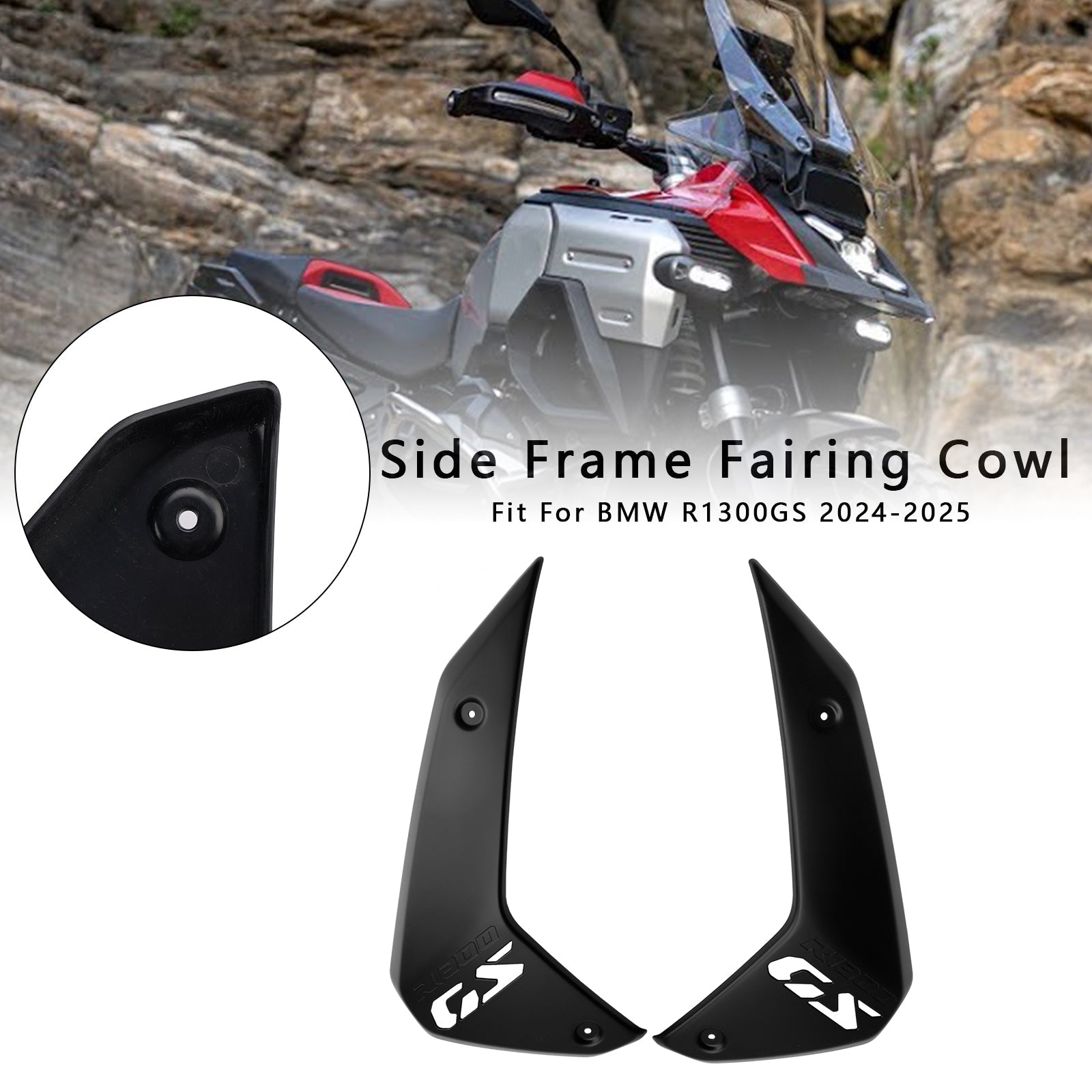 2024-2025 BMW R1300GS Side Frame Fairing Cowl Guards Radiator Cover
