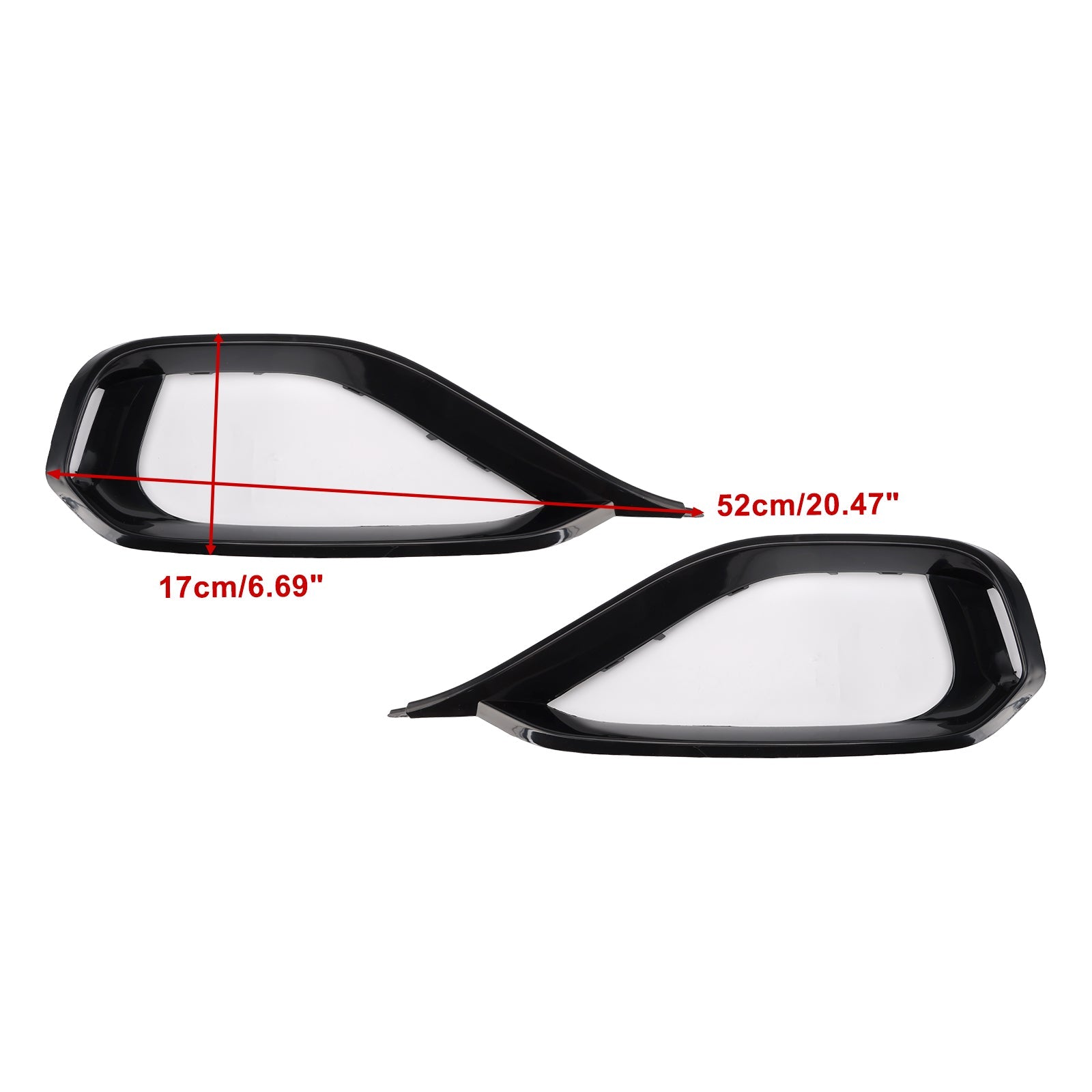 BMW 428i F32 F33 F36 Left & Right Fog Light Bezel Grille Front Bumper Trim