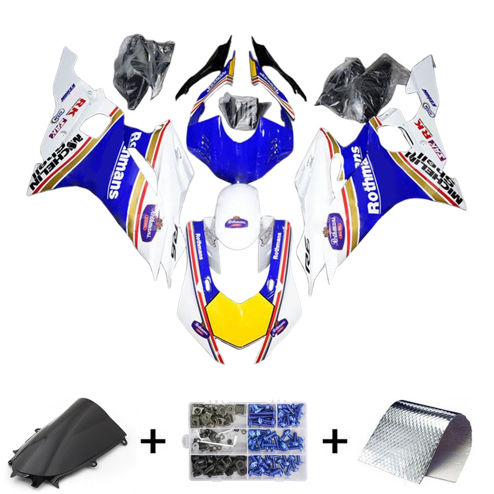 Yamaha YZF-R6 2017-2023 Fairing Kit Bodywork Plastic ABS