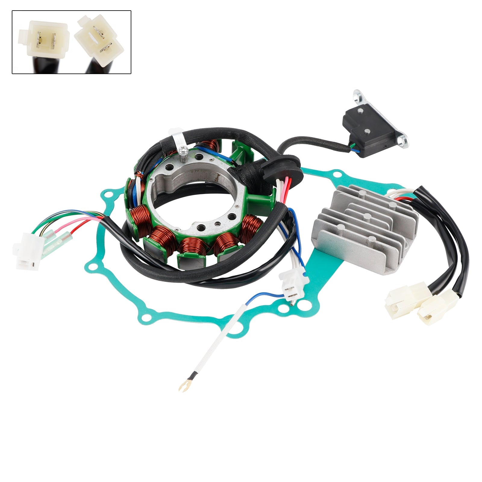 1986 Yamaha XT500 55A Stator Magneto Regulator Gasket Kit 34L-81410-51 5Y1-15451-01