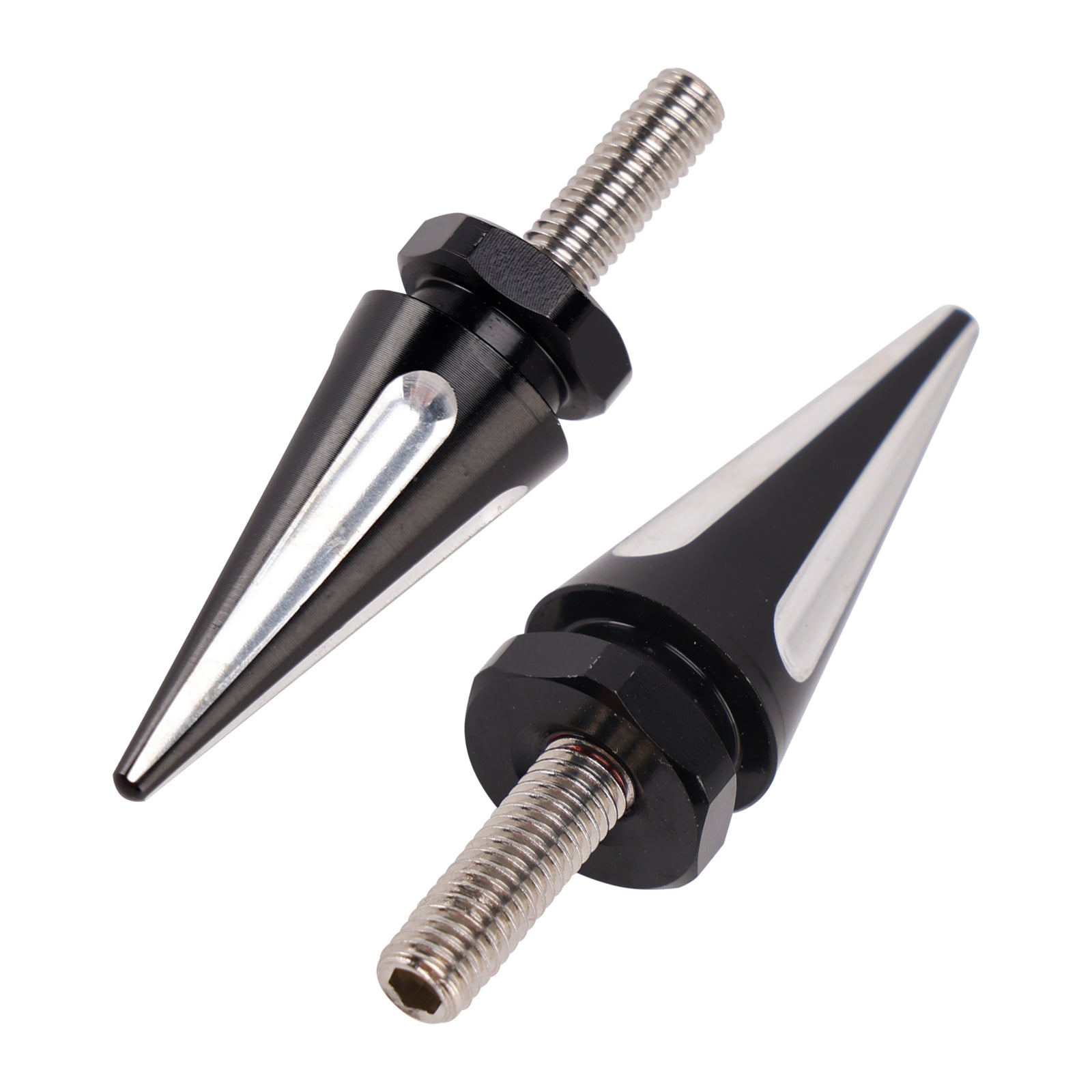 4x Black Spike Windshield Fairing Bolts For Touring Road Glide FLTR 2015 - 2025