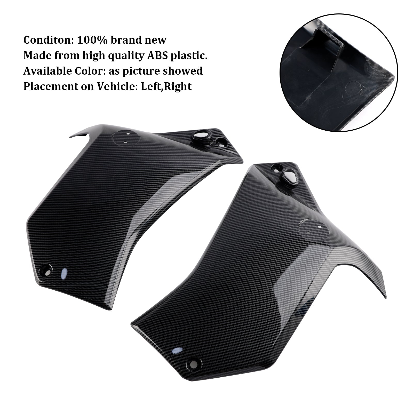 Side Frame Panel Protector Fairings Cover For Yamaha Tenere 700 2019-2024