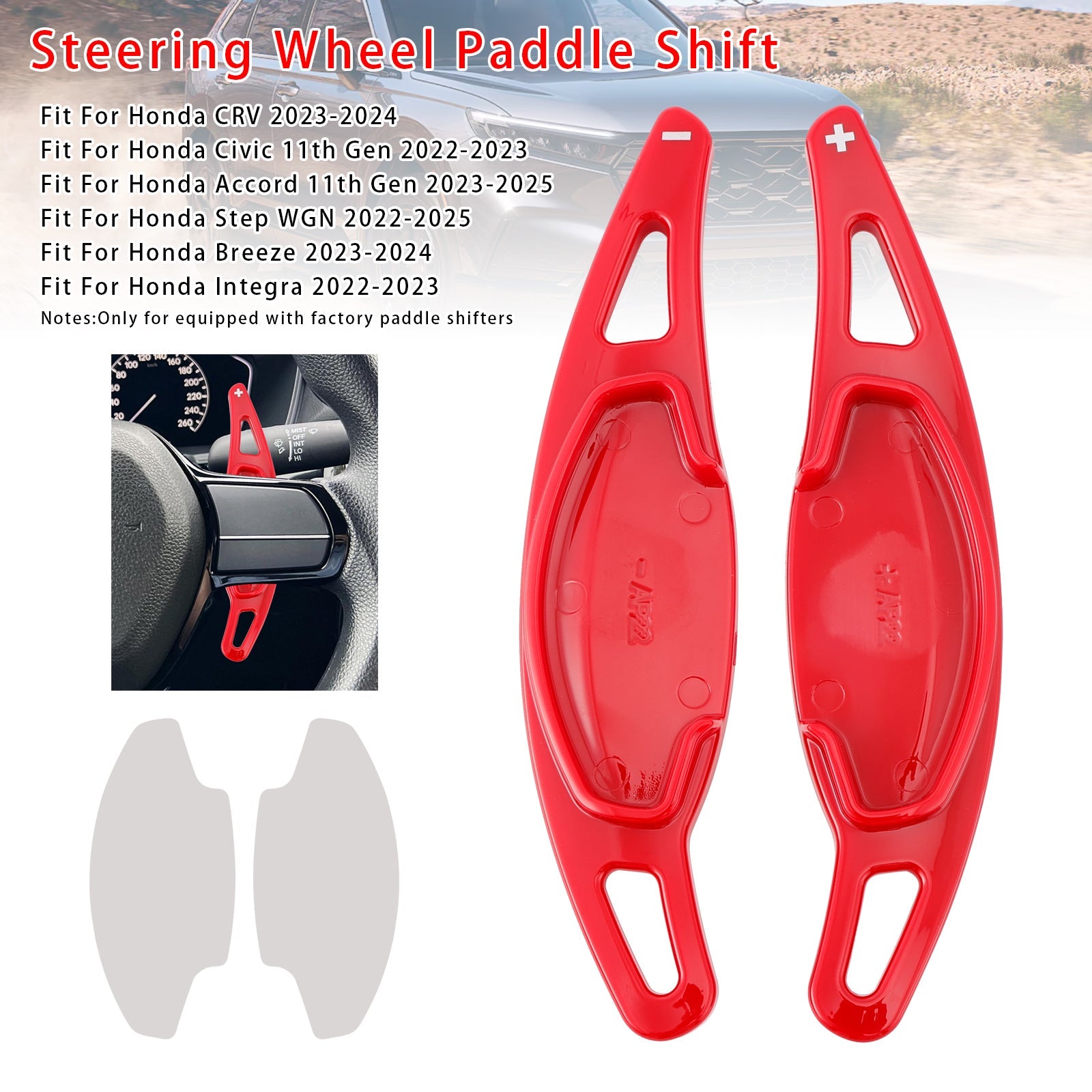 Steering Wheel Paddle Shifter Extension For Honda CRV Civic 11