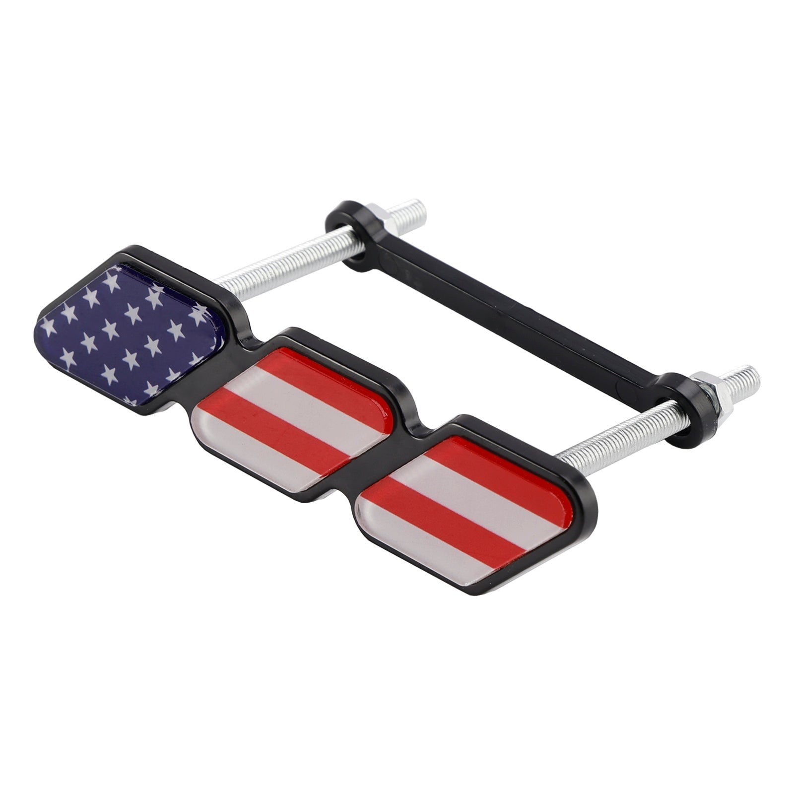 Toyota Tacoma TRD Tundra RAV4용 3색 그릴 배지 엠블럼 자동차 액세서리