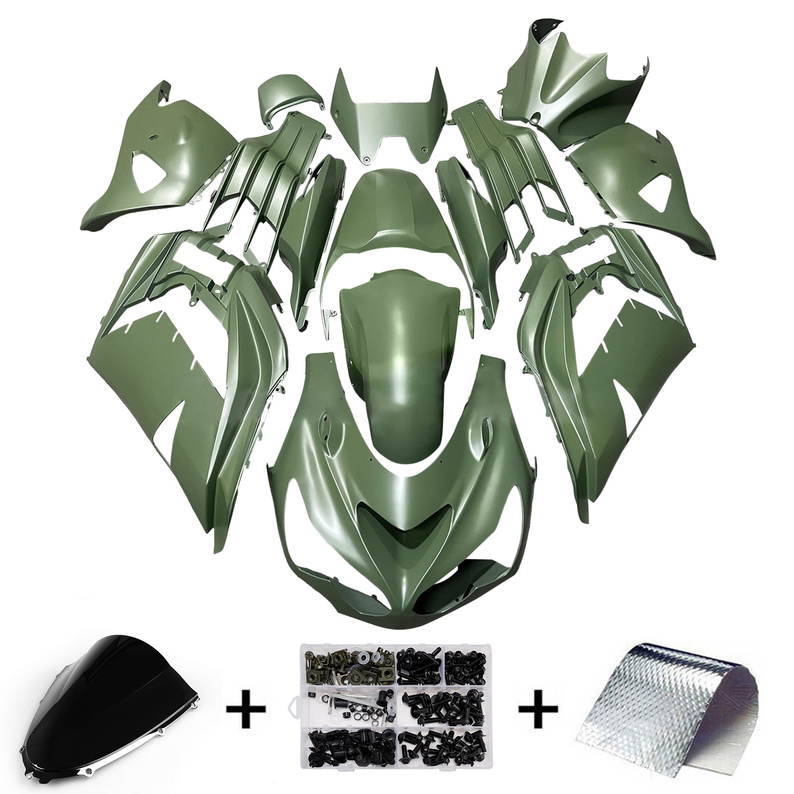Injection Fairing Kit Bodywork fit For Kawasaki ZX14R ZZR1400 2012-2025