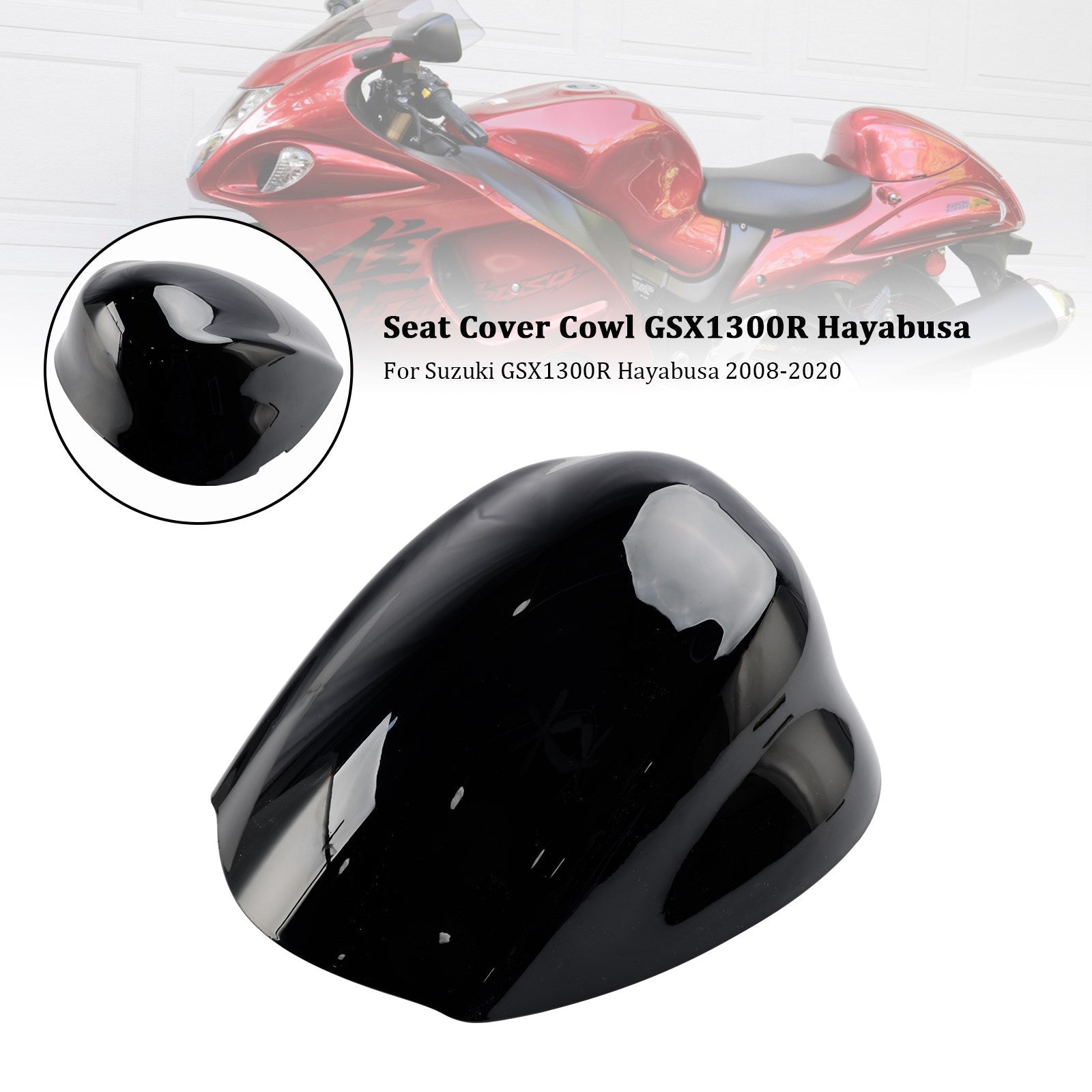 Rear Seat Fairing Cover For Suzuki GSX1300R GSX-R1300 Hayabusa 2008-2020