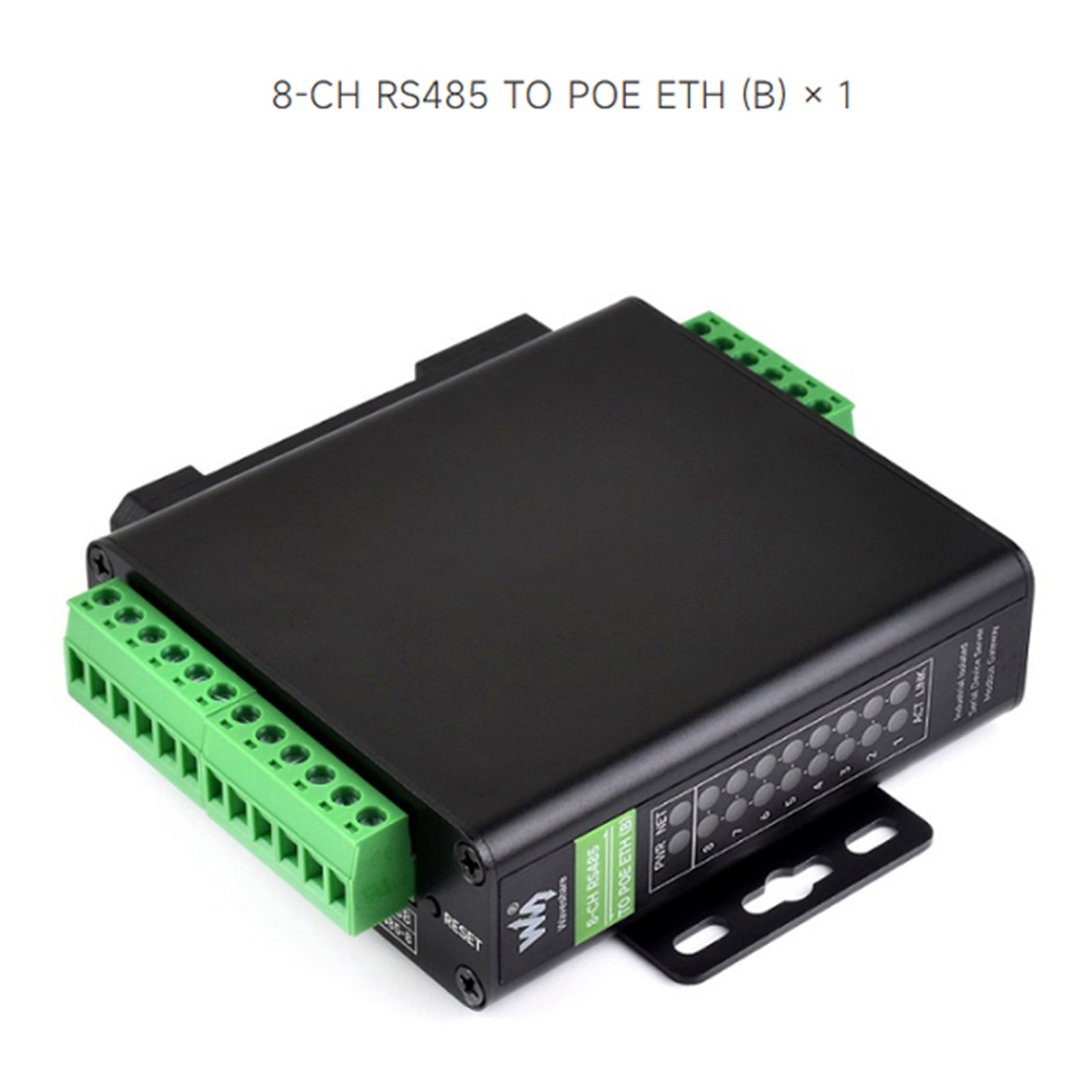 Industrial Isolated Serial Port Module Eight-Way RS485 to RJ45 Ethernet Gateway