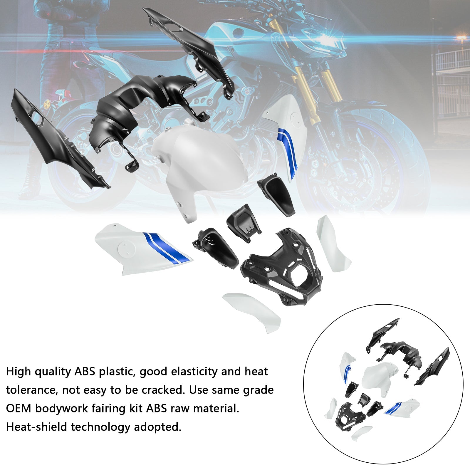 Yamaha MT-09 / MT-09 SP 2021-2023 Fairing Kit