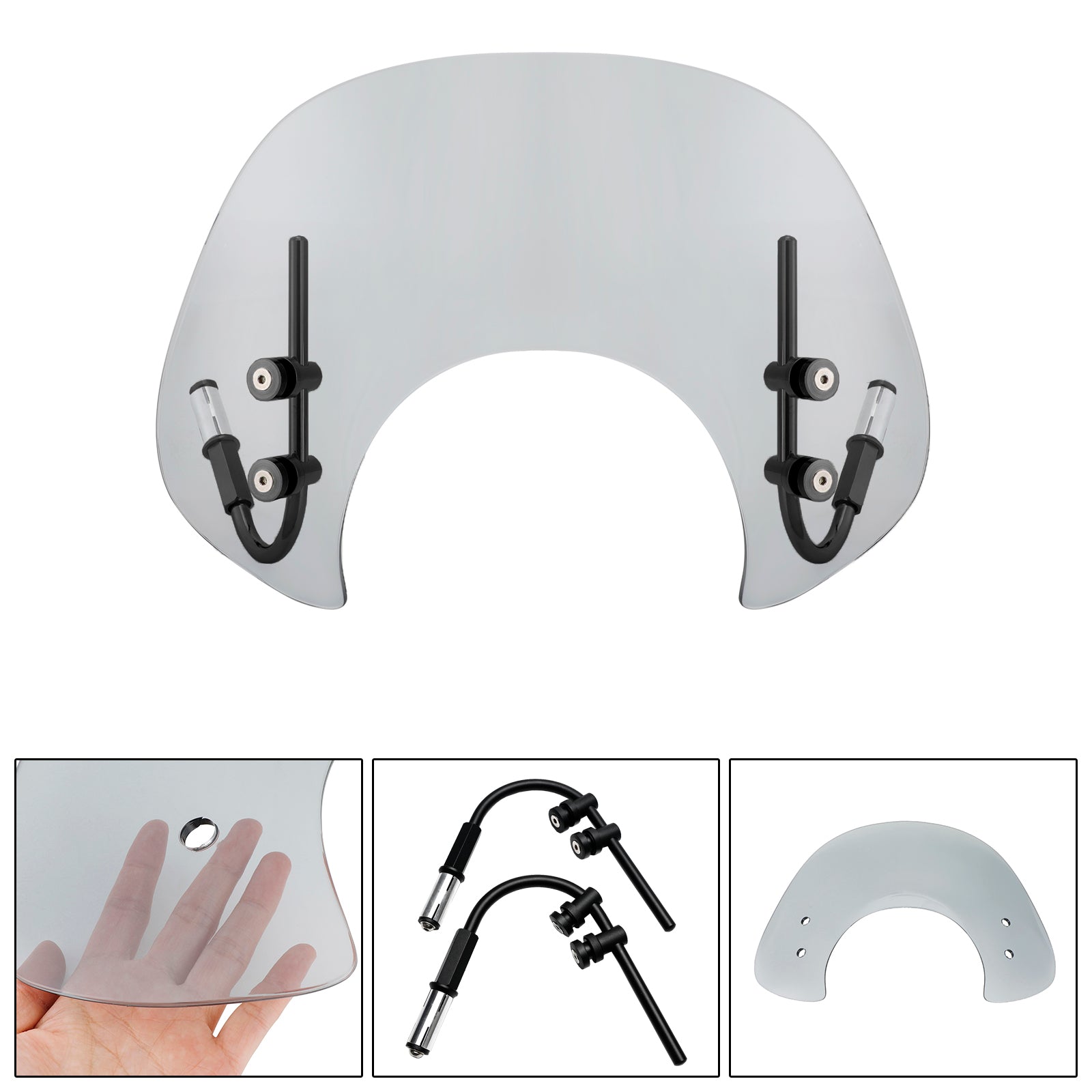 Vespa GTS250 GTS300 2017-2022 Short Windshield WindScreen