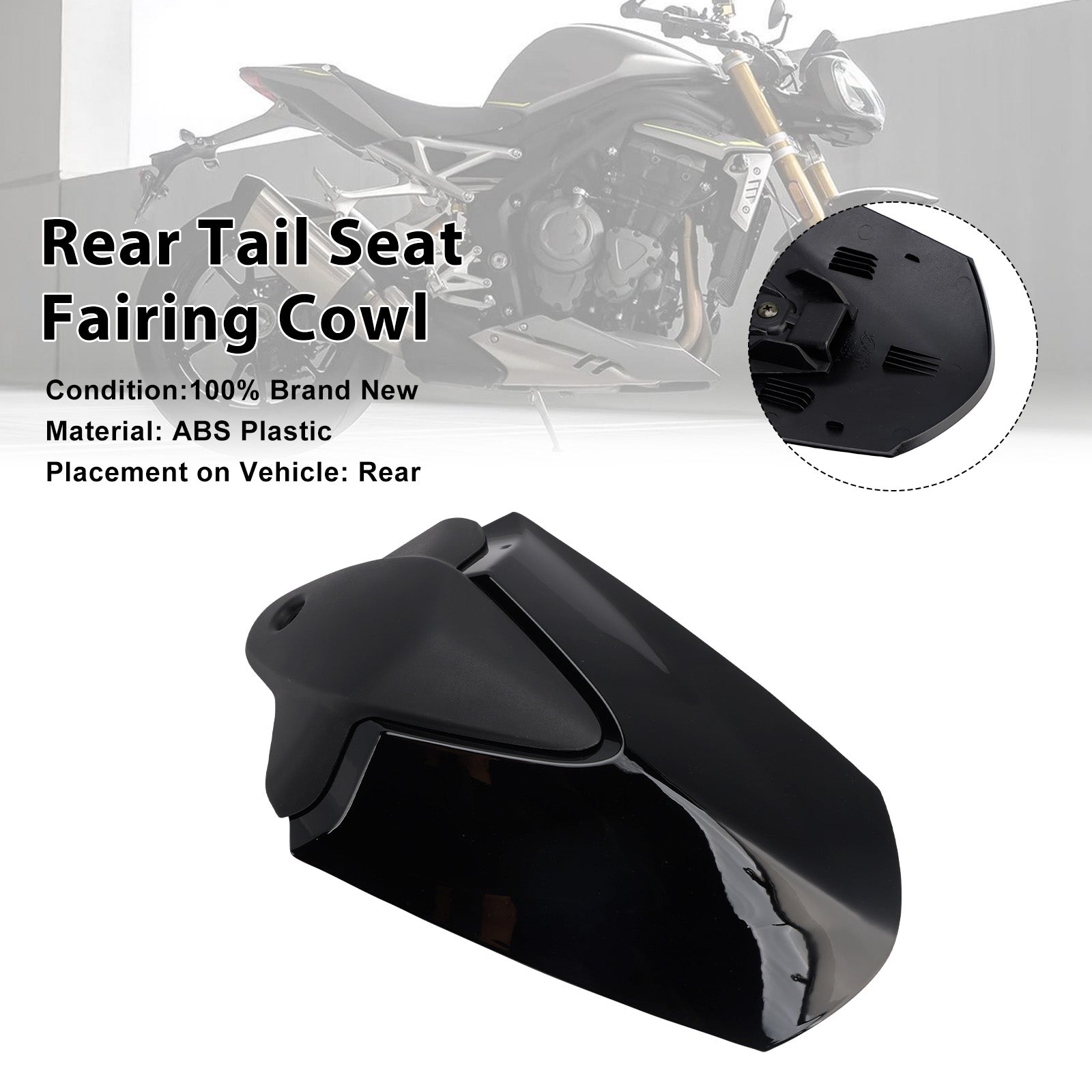 2021-2024 For Speed Triple 1200 RS Rear Tail Seat Fairing Cowl Cover