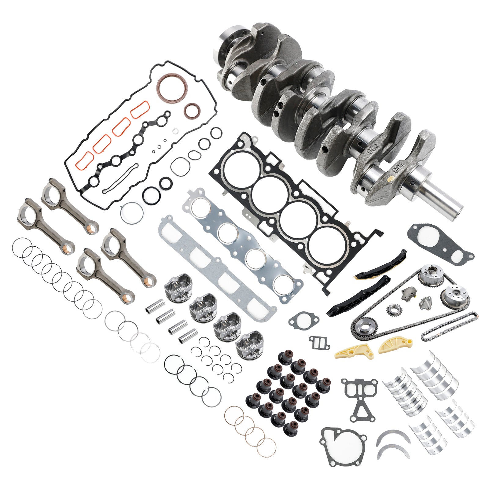 2013-2015 Hyundai Elantra (UD) Tucson/ix35 (LM) G4KH 2.0T Engine Rebuild Kit w/ Crankshaft Con Rods Timing Kit