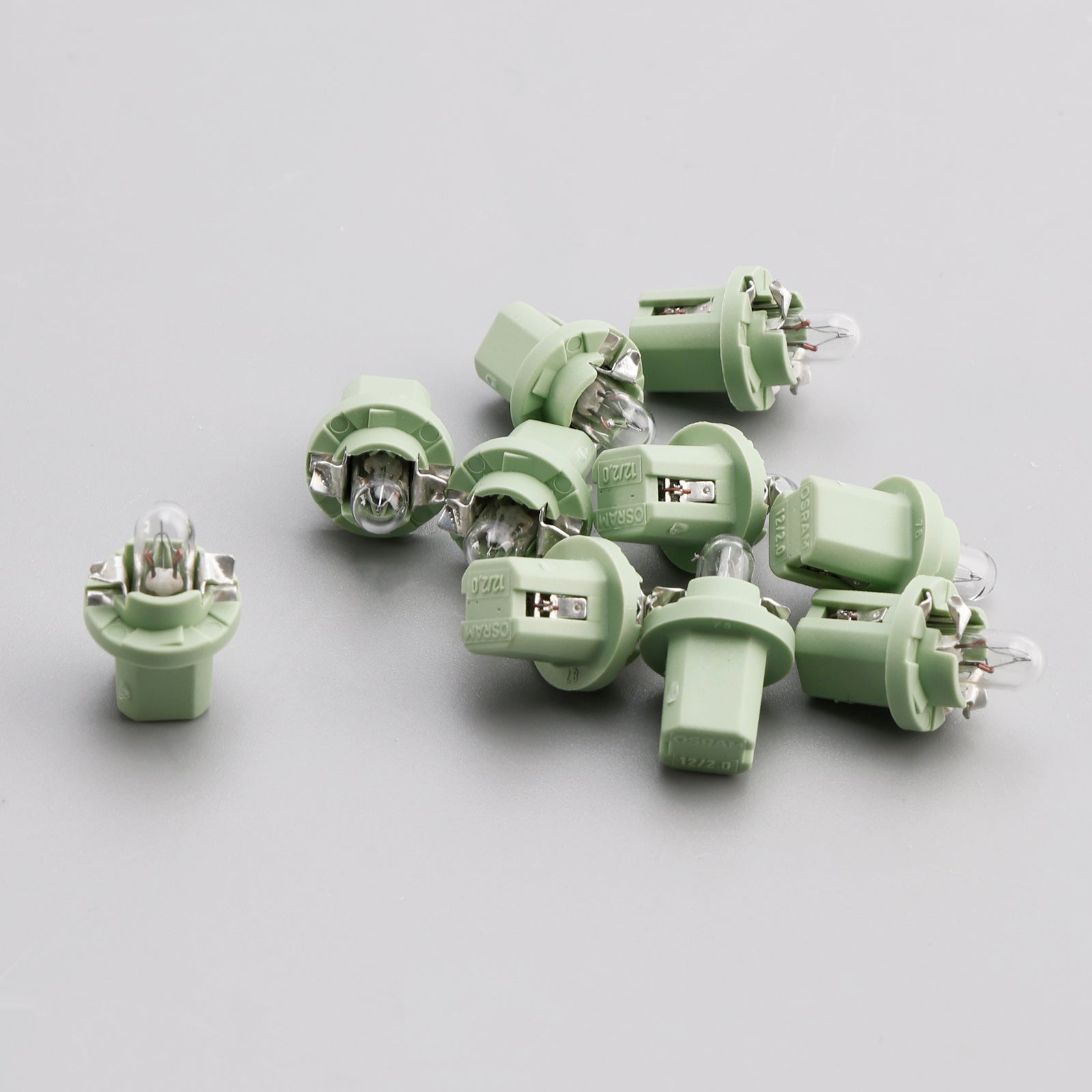 10PCS Instrument Light BX8.5D 2722MFX 12V 2W For OSRAM