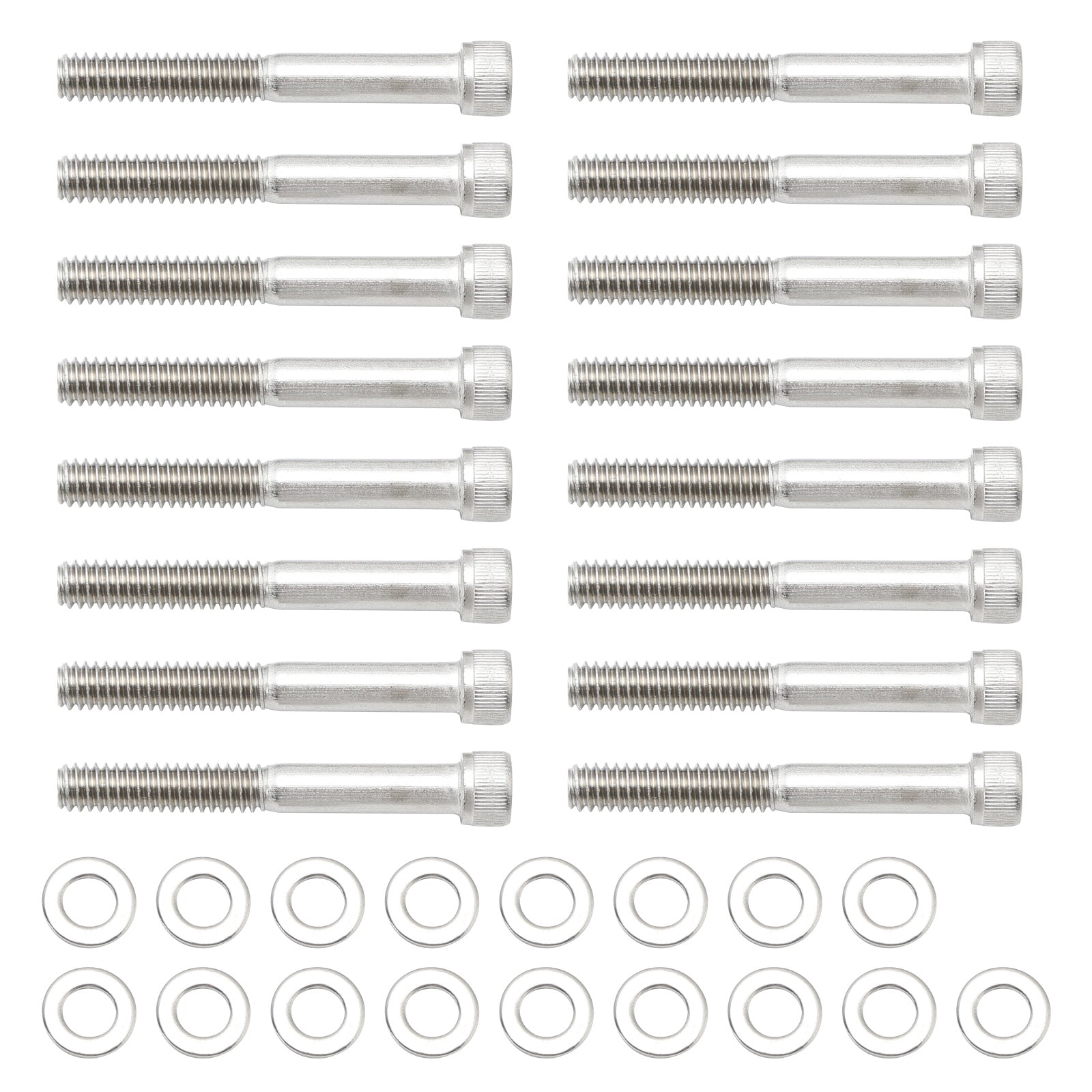 116PCS Allen Screw & washer kit For Sportster XL 883/1200 2004+ Engine Covers