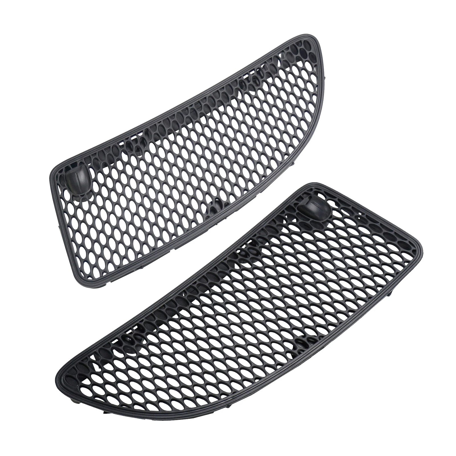 2x Front Hood Vent Grille Cover For Mercedes R171 SLK280 SLK300 SLK350 2005-2011