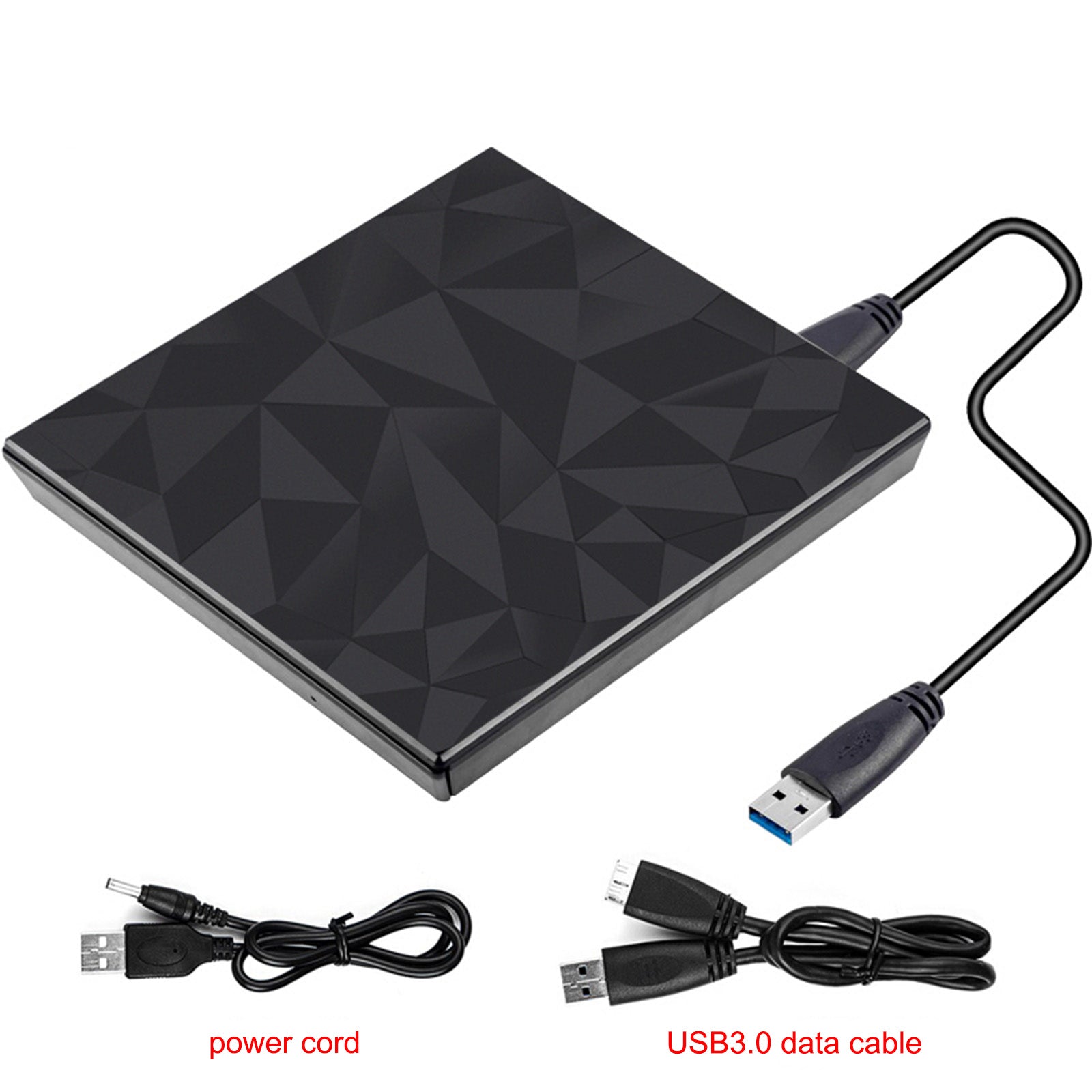 4K Genuine Bluray Burner External USB 3.0 Player BD DVD CD Recorder Cable Drive
