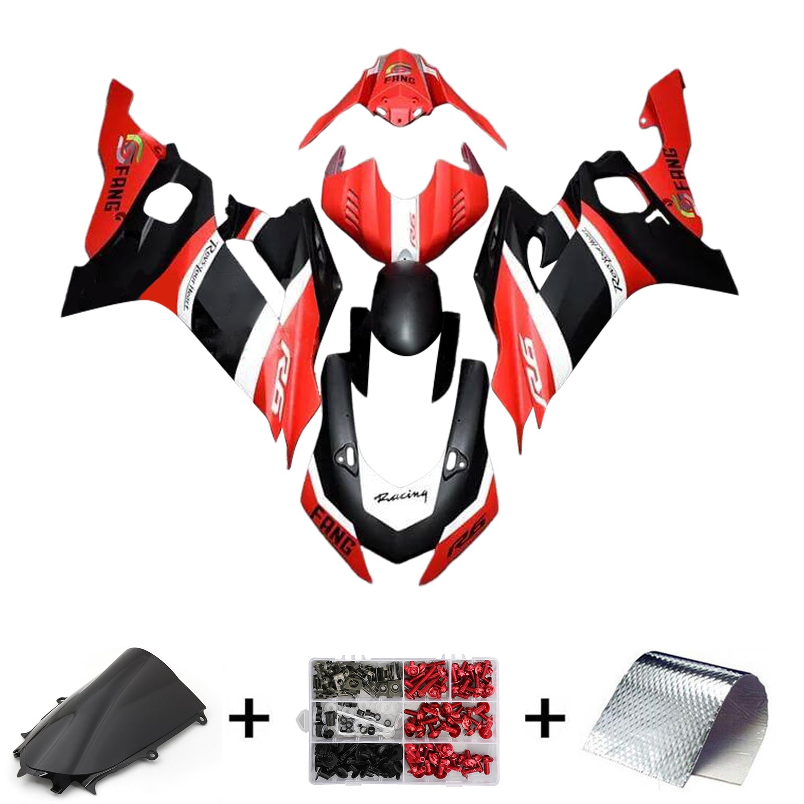 Yamaha YZF-R6 2017-2023 Fairing Kit Bodywork Plastic ABS