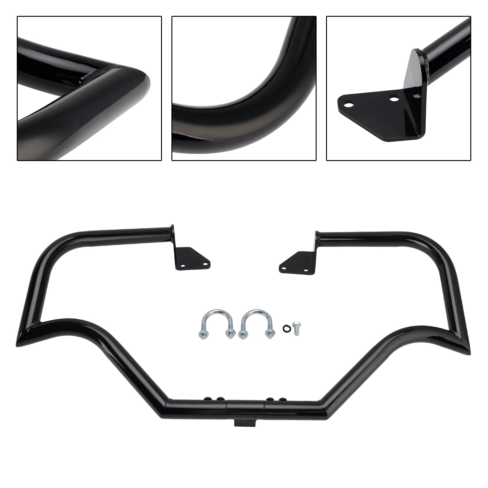 Bumper Engine Protection Guard Crash Bar Fits For Dyna Street Bob 06-17 Chrome