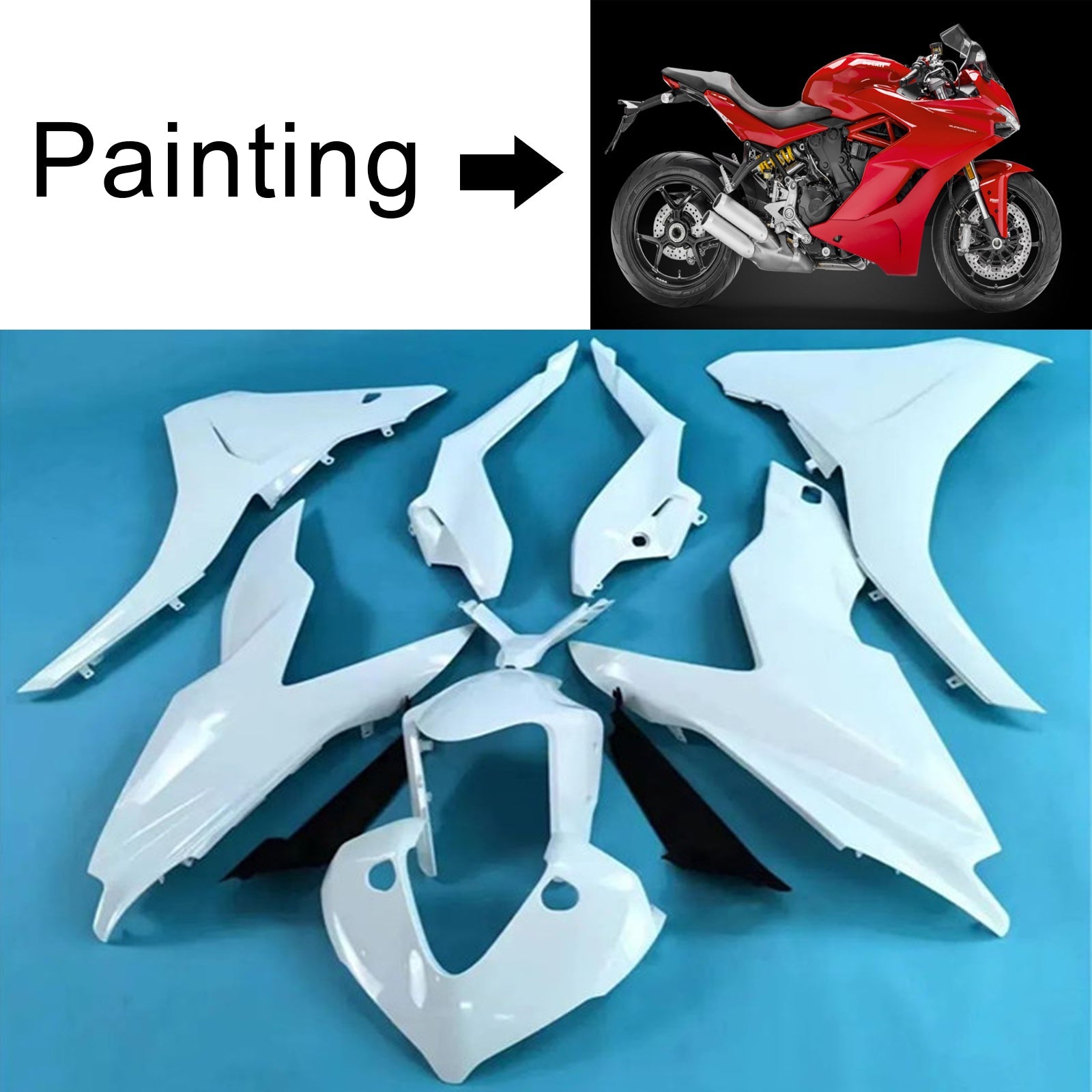 Ducati Supersport 939 939S 2017-2020 Fairing Kit Bodywork