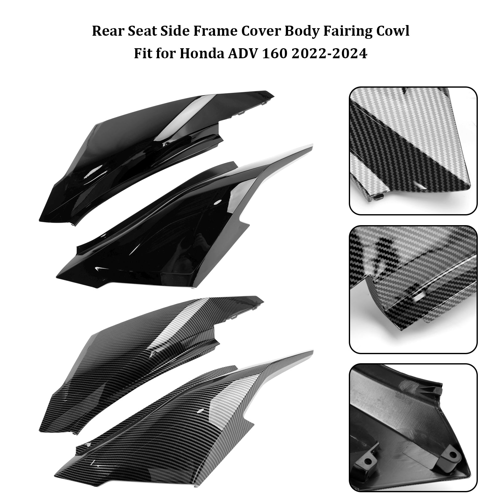 Honda ADV 160 2023-2024 Rear Seat Side Frame Cover Body Fairing Cowl