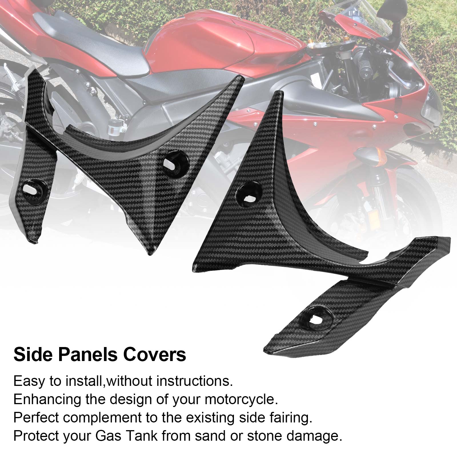 Inner Side Trim Panel Cover Fairing Cowl for Yamaha YZF R1 2004-2006