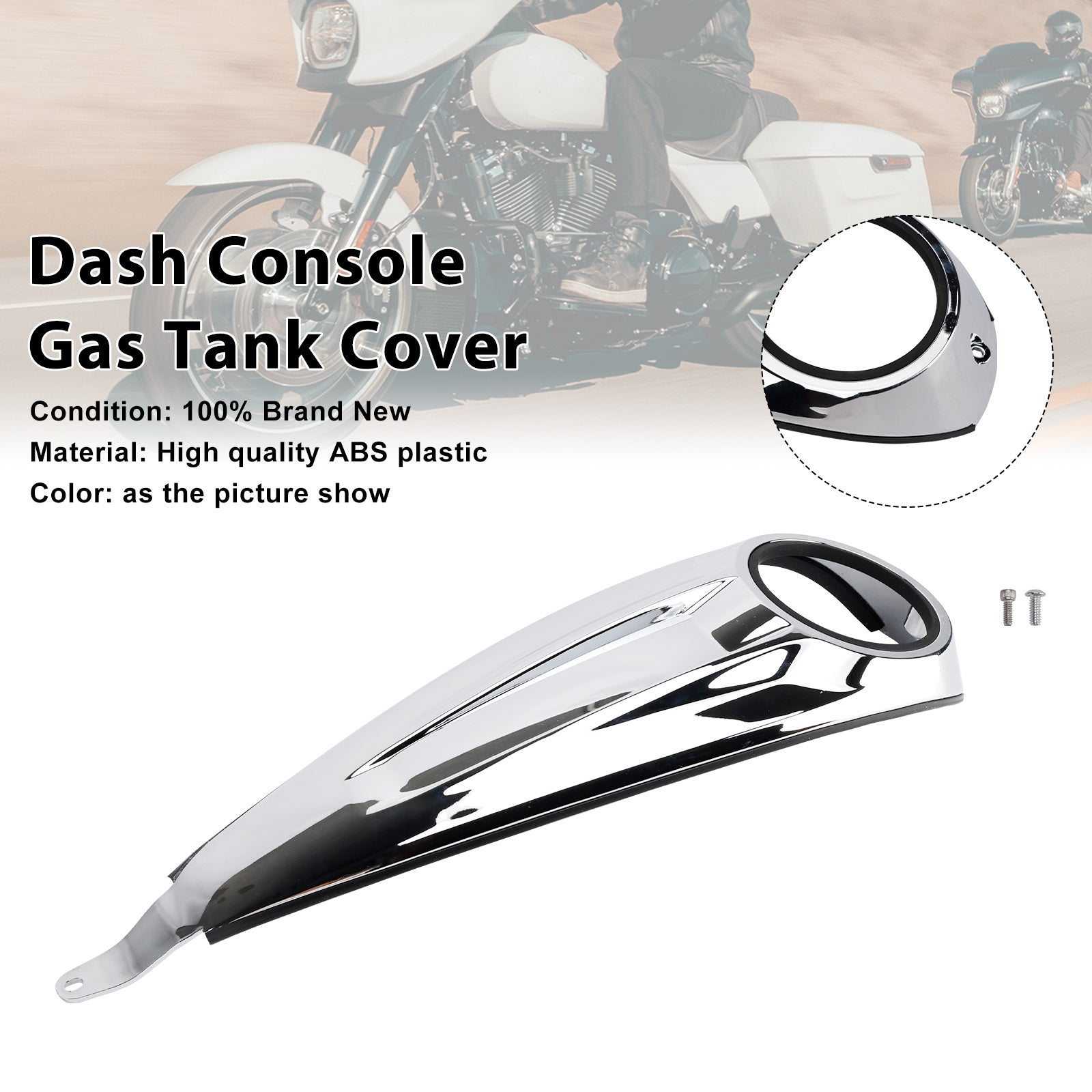 Dash Console Gas Tank Cover For Touring Road Glide / Street Glide 2023-2025