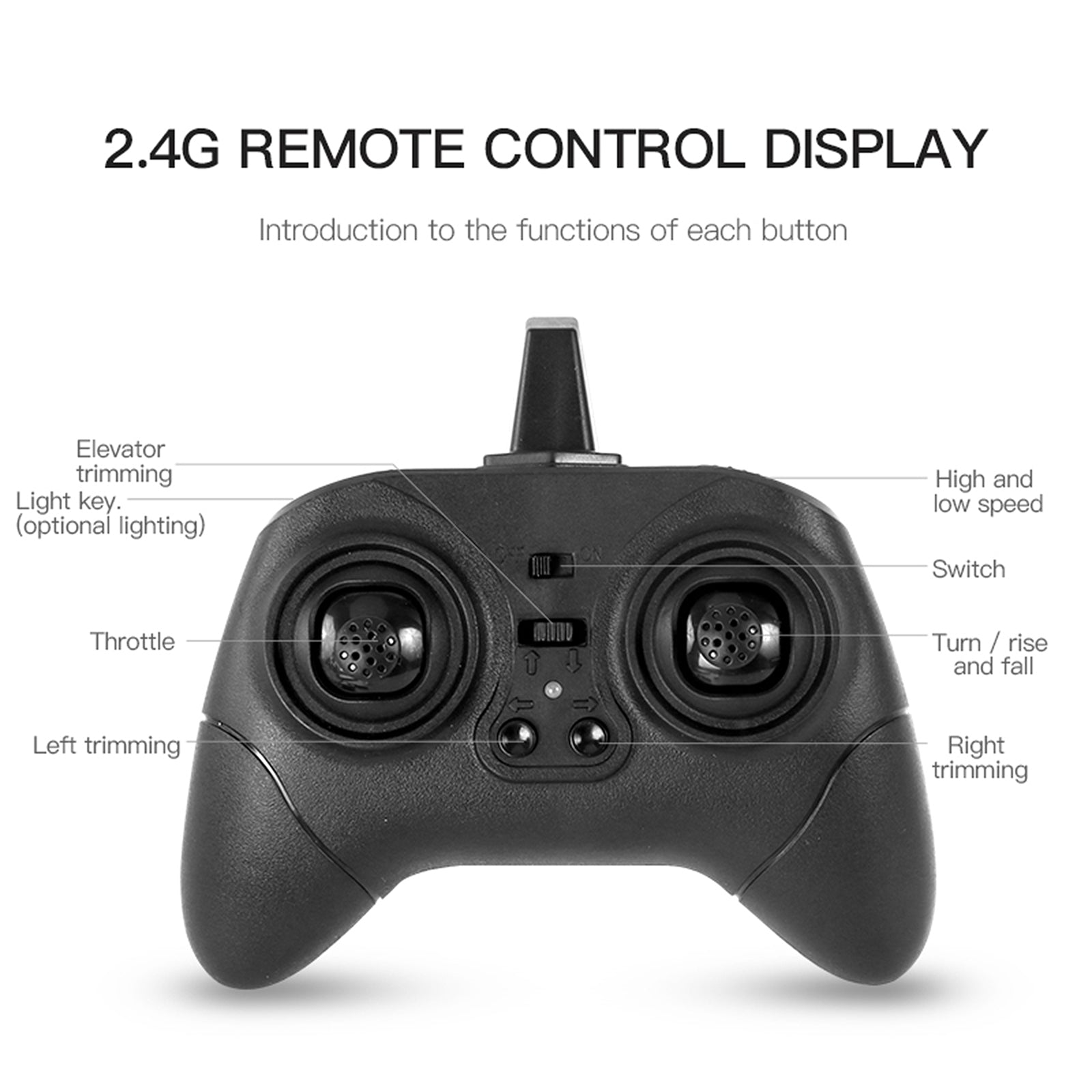 RC Plane For Water Land & Air Aircraft 3Ch Remote With 2 Batteries 2.4Ghz Red