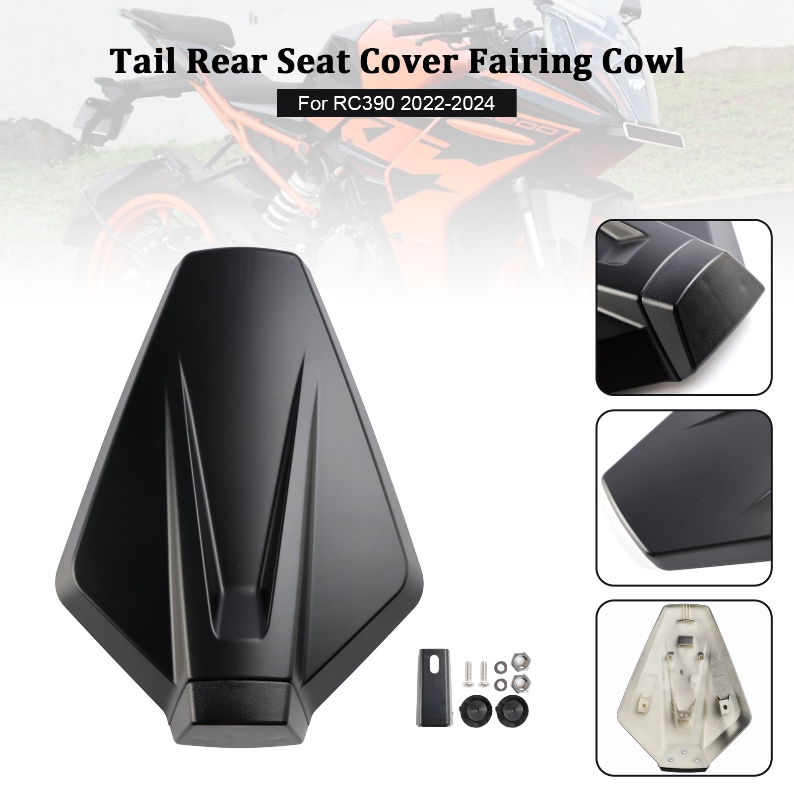 Tail Rear Seat Cover Fairing Cowl For RC390 2022-2024