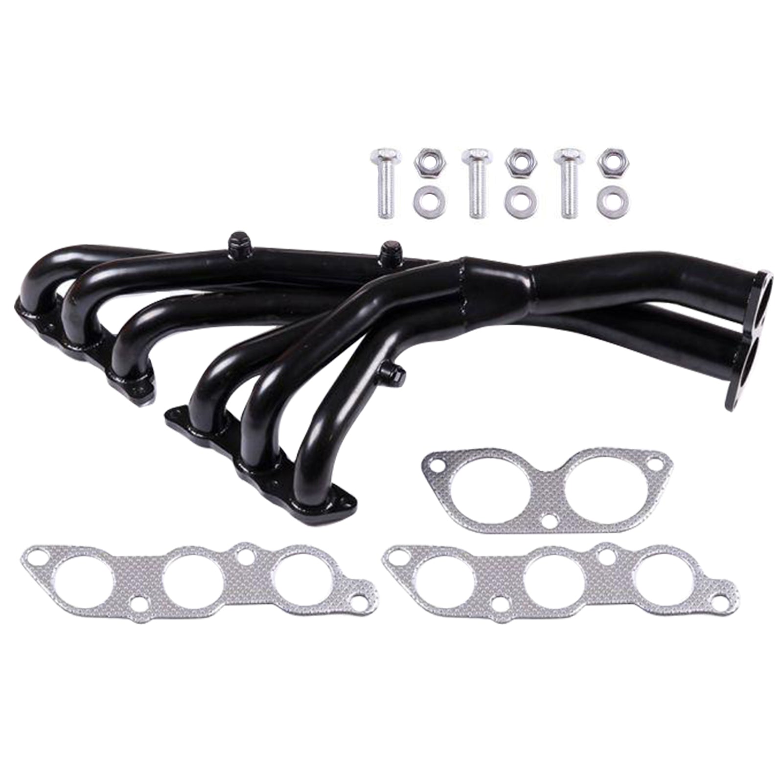 Stainless Steel Exhaust Manifold Header Fit Lexus IS300 2001-2005 3.0L Black