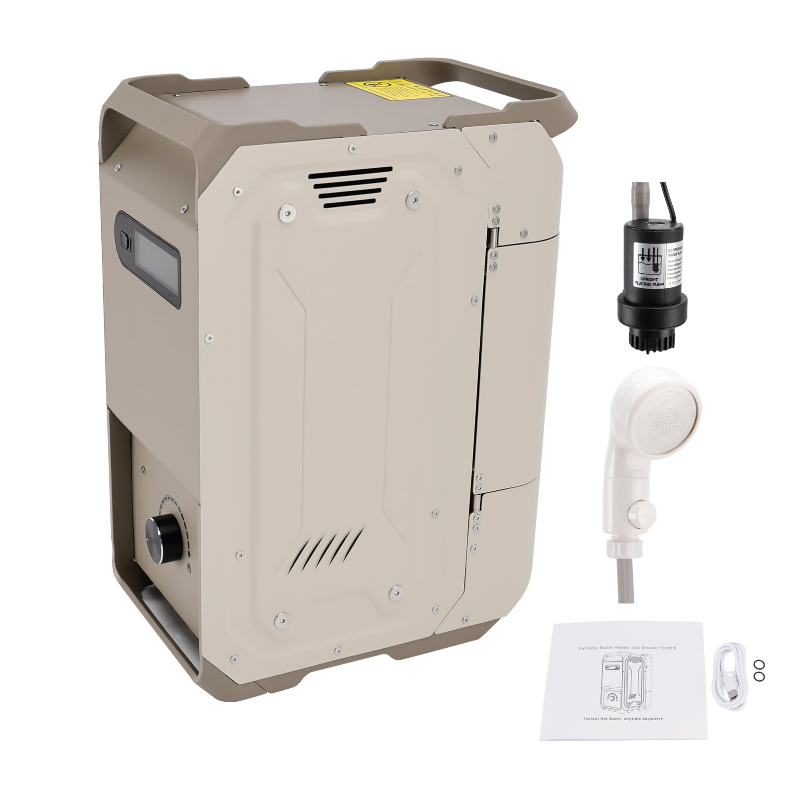 Portable Water Heater For RV Camping 7800mAh 3.3h Rechargeable Camping Cleaning