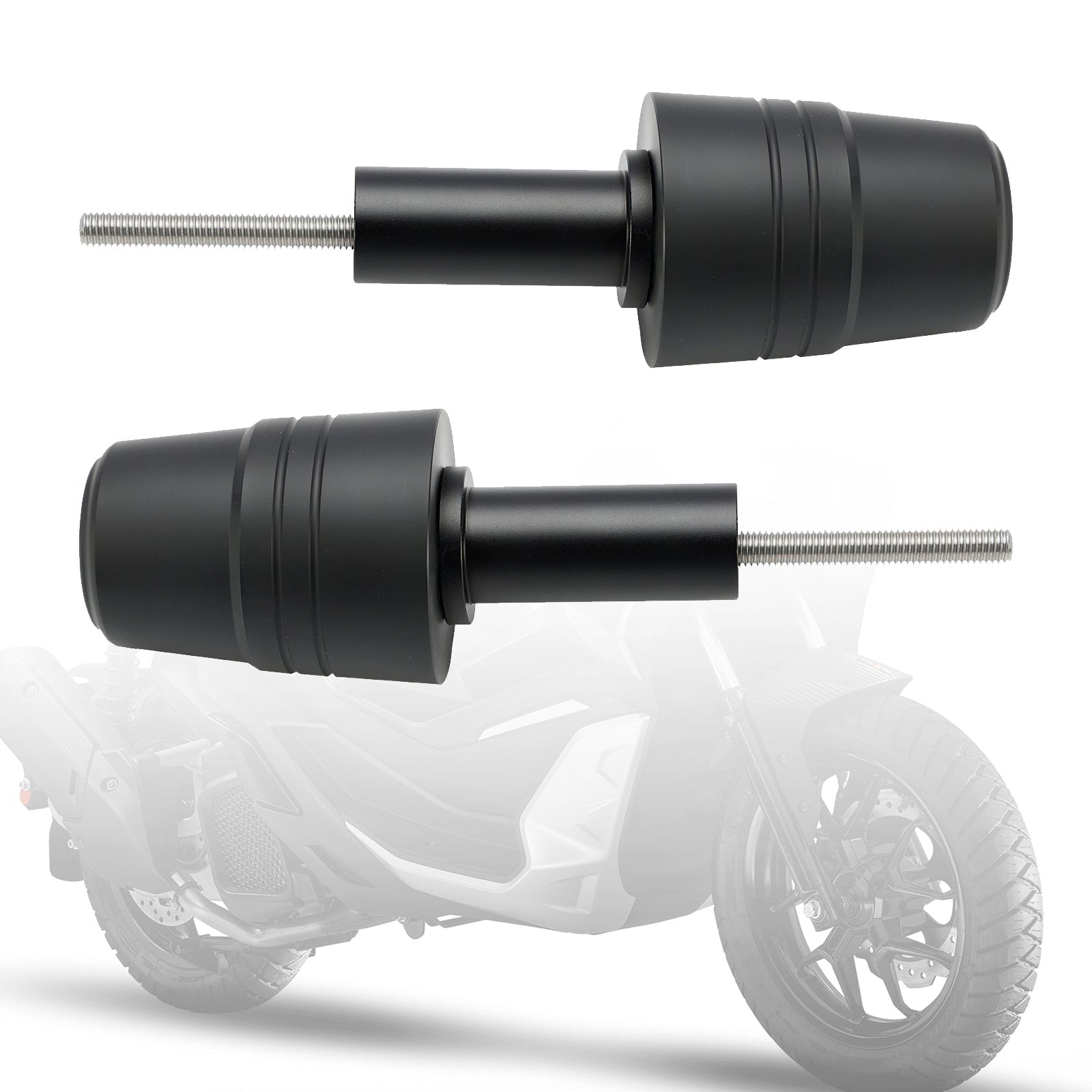 Crash Bobbin Protector Slider Aluminum Black For Aprilia Sr Gt125/200 2021-2024