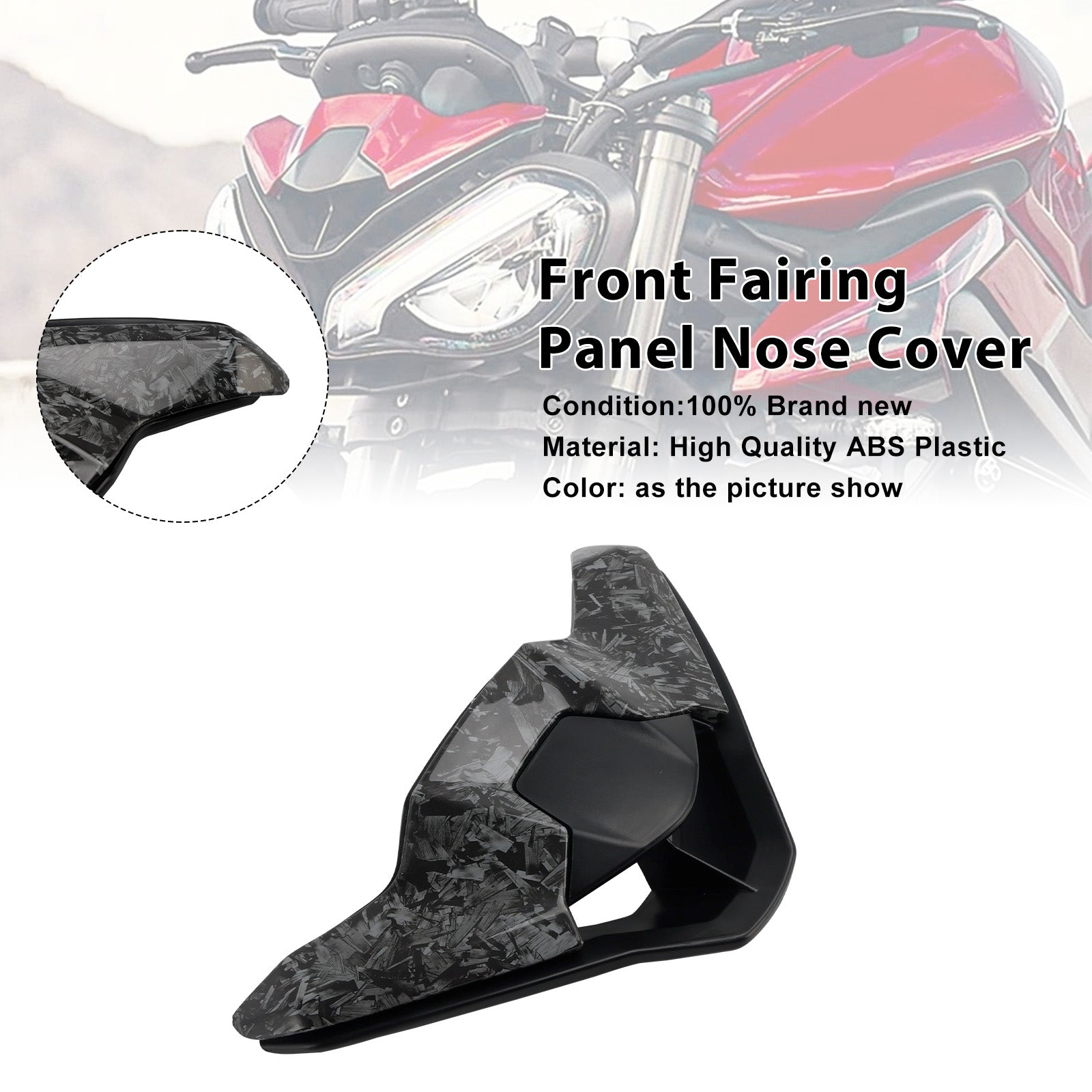 2023-2025 Street Triple 765 R/RS Front Fairing Panel Nose Cover
