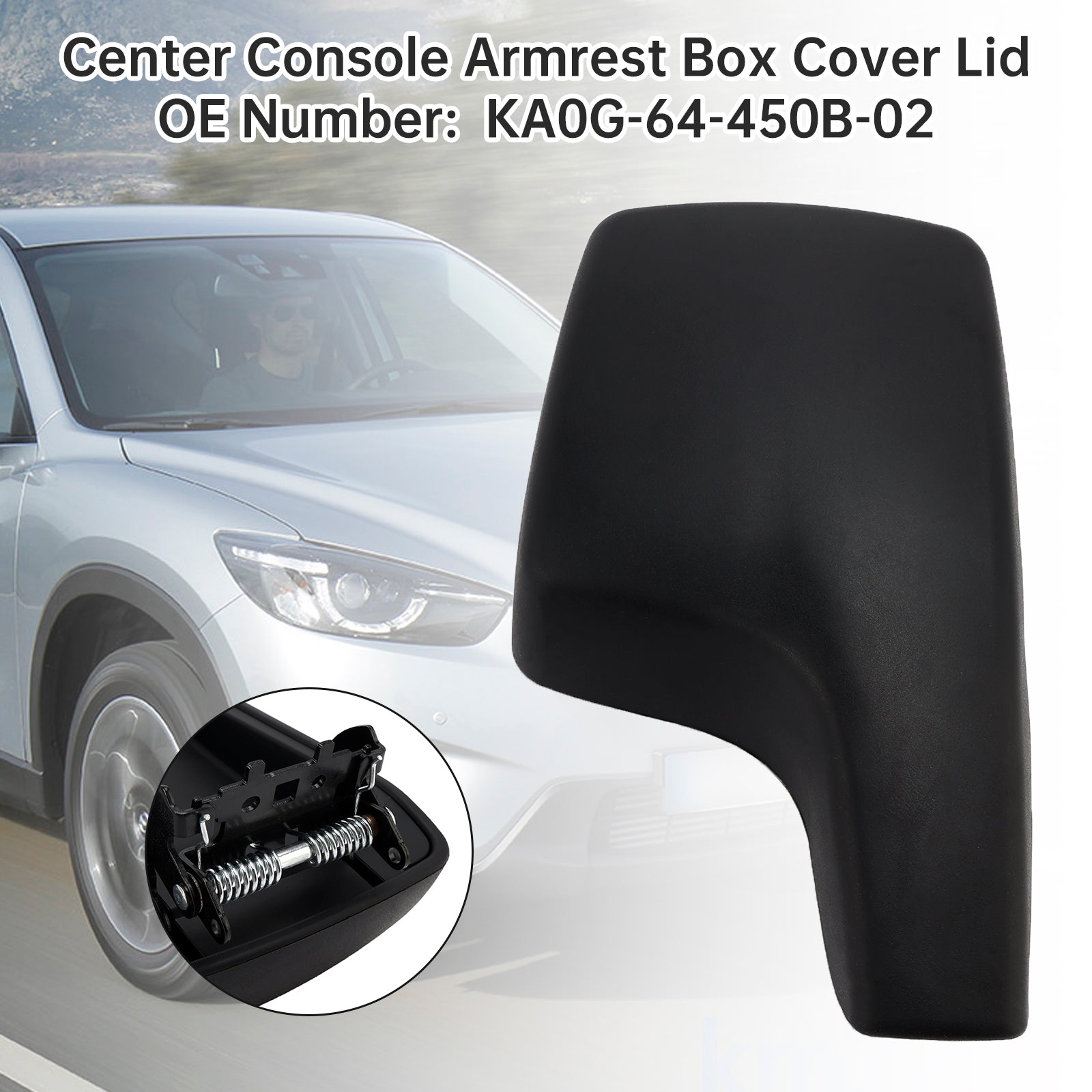 2013-2016 Mazda CX-5 Center Console Armrest Box Cover Lid KA0G-64-450B