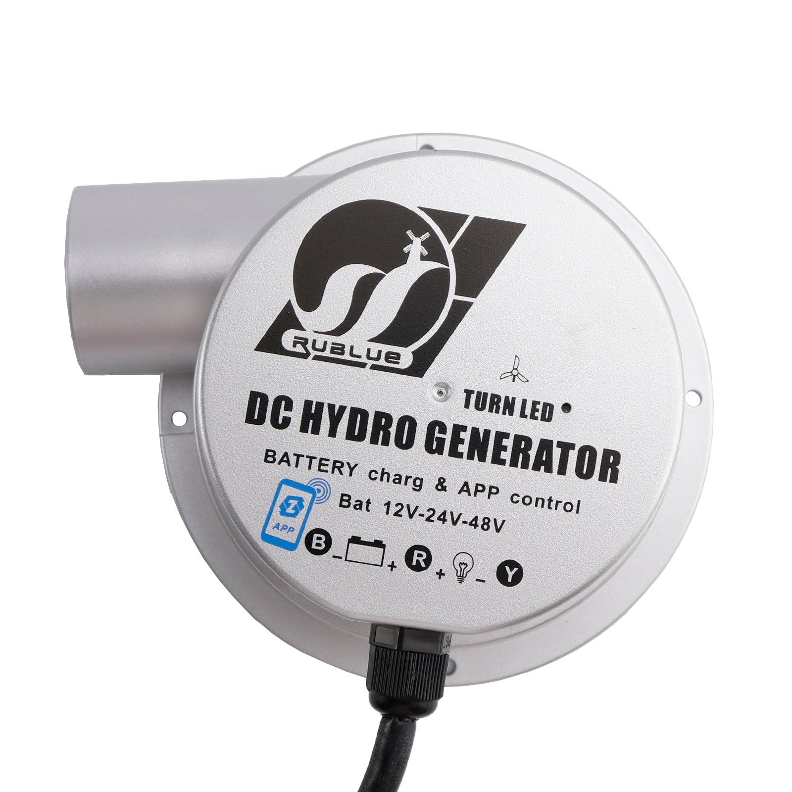 12/24/48V Water Flow Turbine Small Hydroelectric Generator Bat12V-24V-48V 36/50W