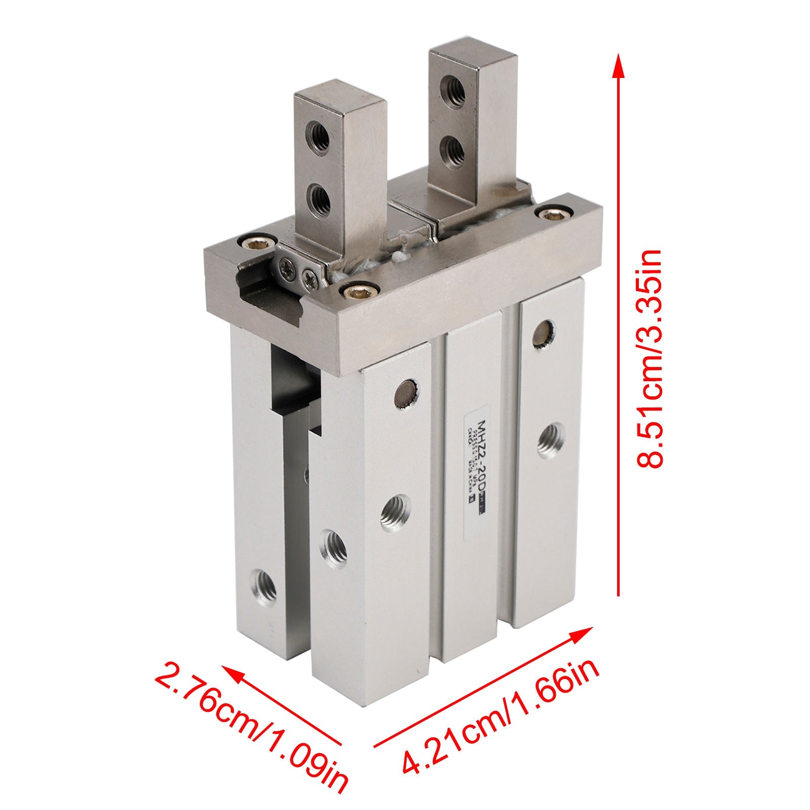 For SMC MHZ2-20D 20mm Parallel Air Gripper Cylinder Bore Pneumatic Part Finger