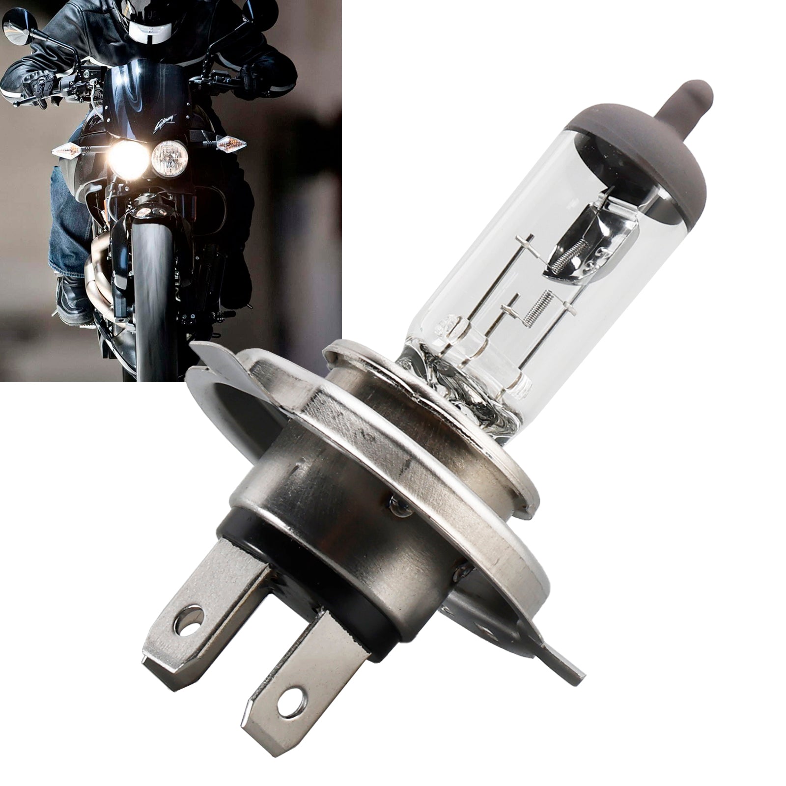 Motorcycle Lamp Rallye HS1 62185RL PX43T 12V 45/40W For OSRAM