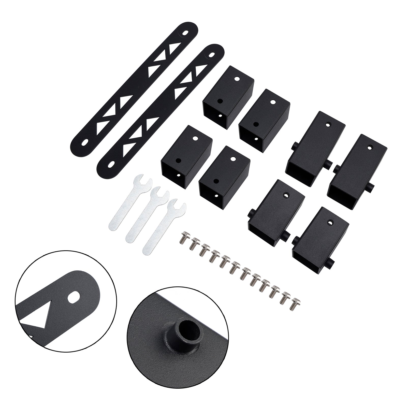 Driver & Passenger Seat Raiser Adaptor Kit For Polaris Rzr Pro Xp 20-23 Turbo