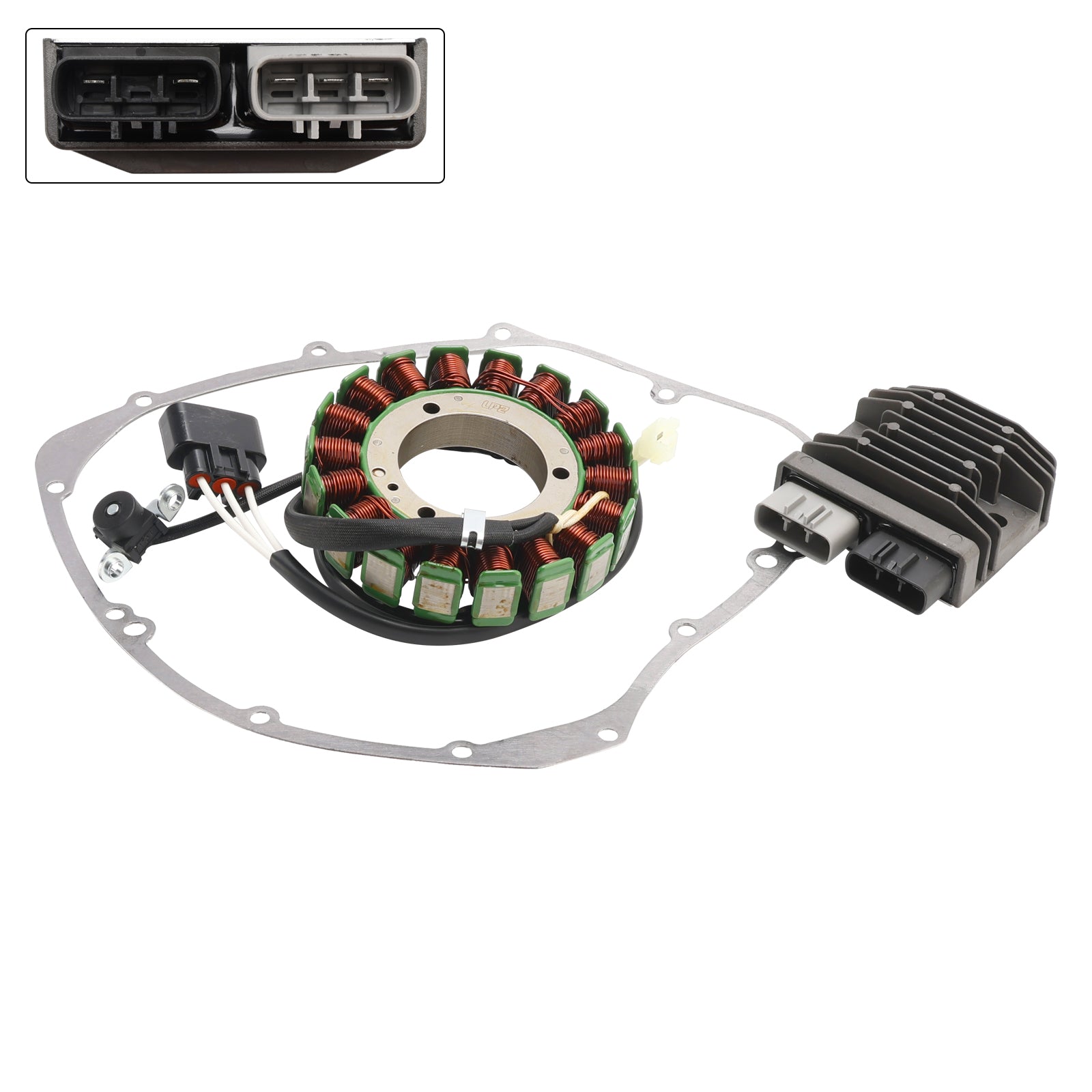 야마하 자정 스타 XVS1300 00-16 용 고정자 발전기 전압 조절기 개스킷