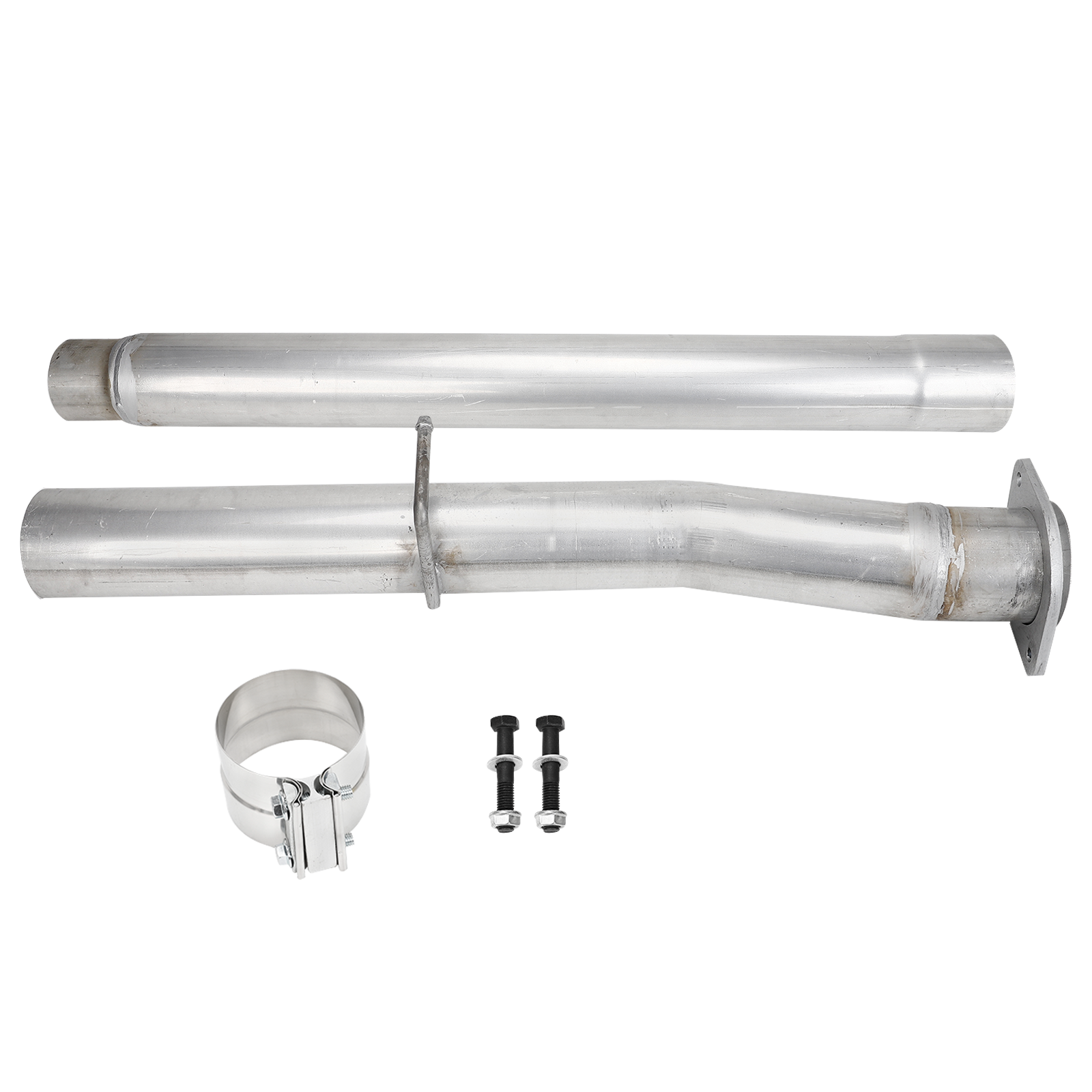 Tubo de escape DPF y eliminación de gato de 4" para Ford 6.4 Powerstroke Diesel 2008-2010